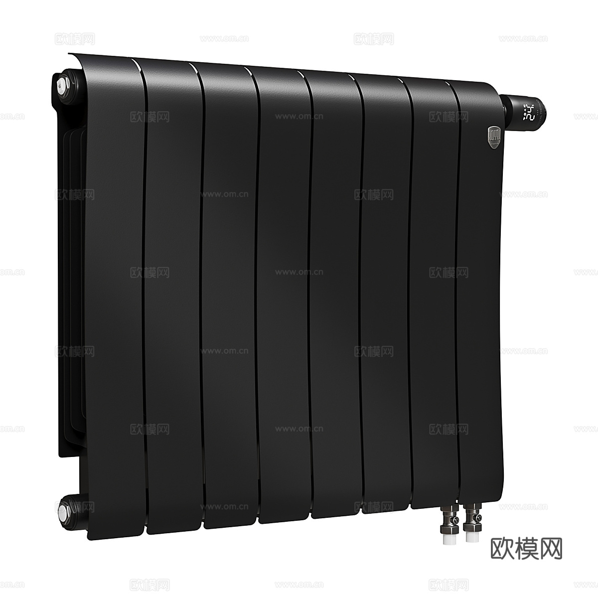 现代散热器 暖气片3d模型