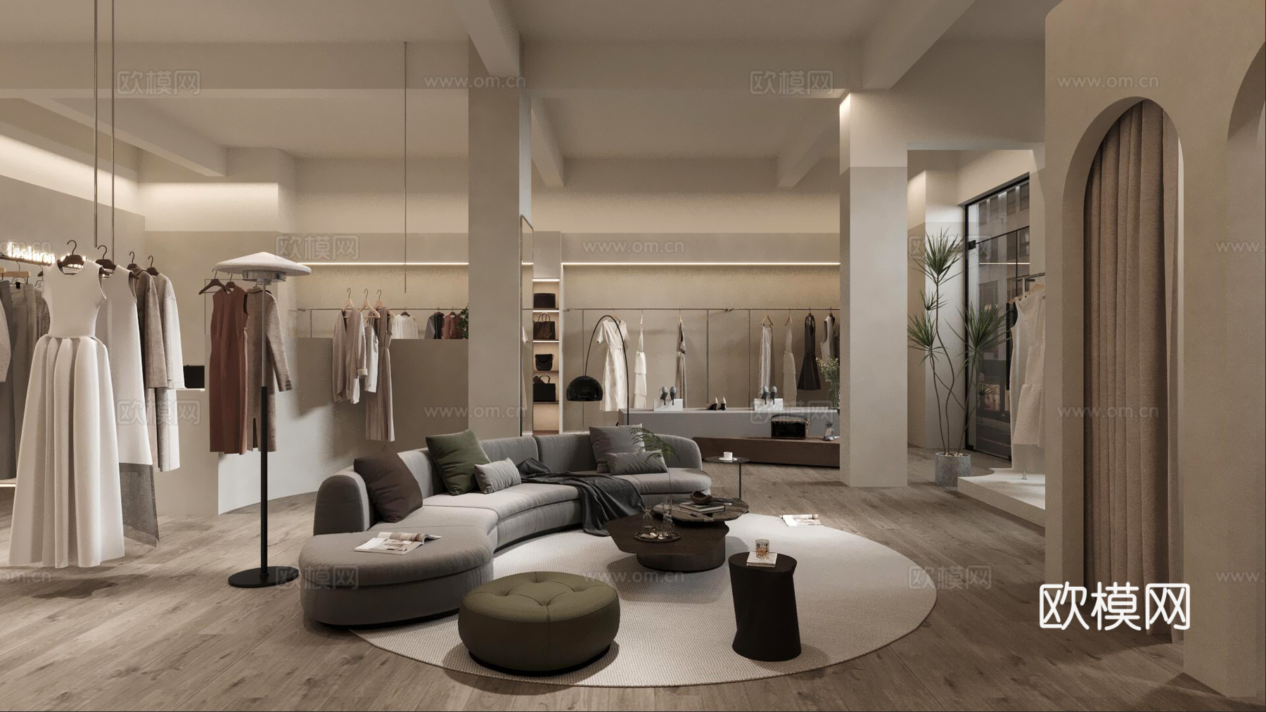 女装店3d模型