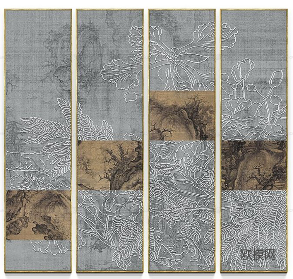 新中式挂画  艺术挂画 装饰画