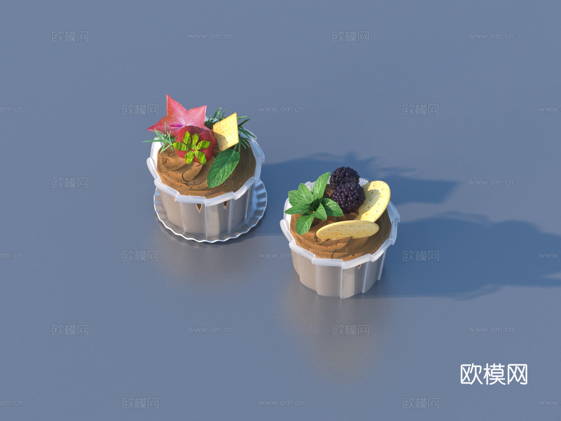 甜点 蛋糕 面包 食物 美食 中餐 西餐3d模型