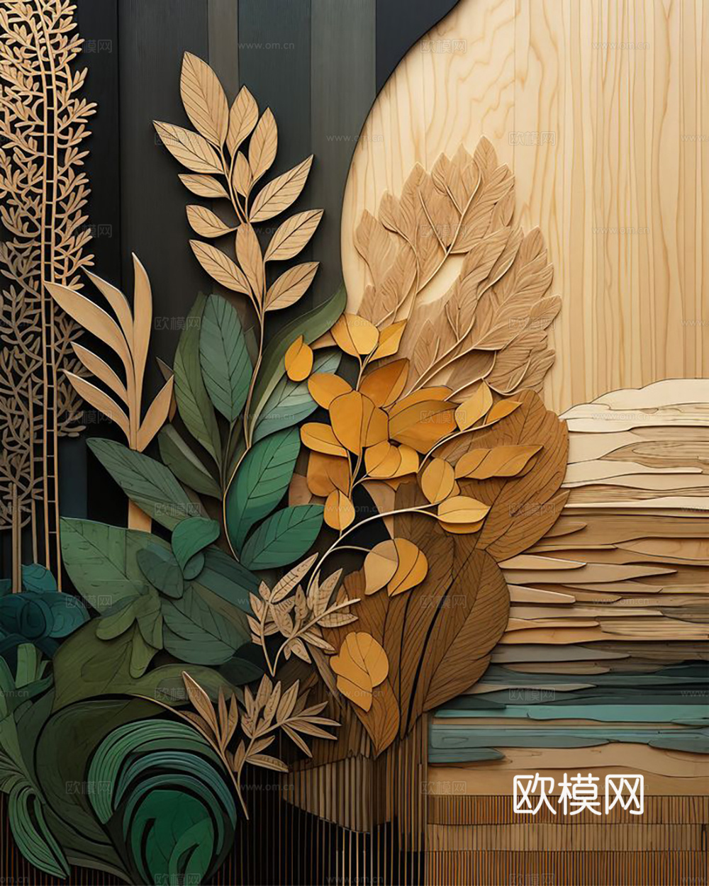 现代花朵挂画 艺术挂画 装饰画