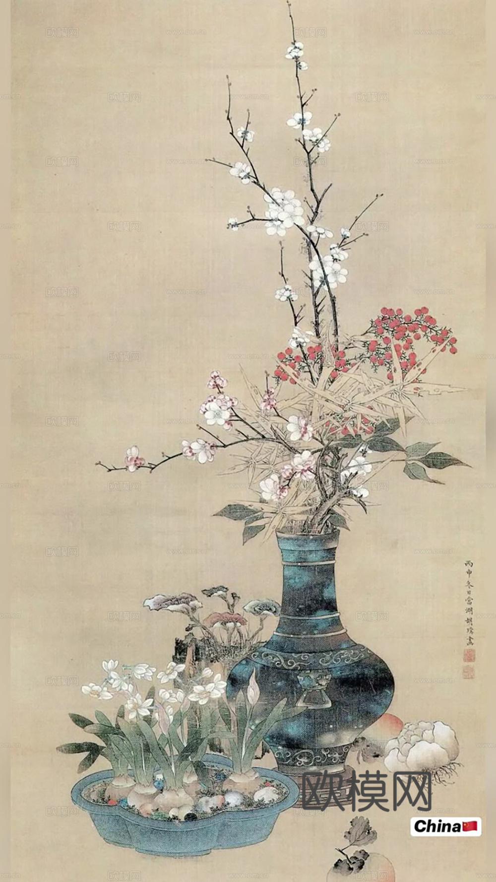 中古复古抽象画 艺术挂画 装饰画