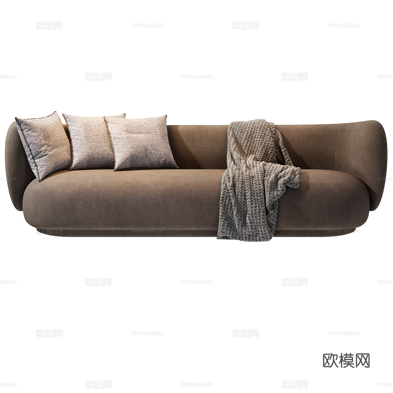 Ferm Living 极简沙发 多人沙发 布艺沙发3d模型