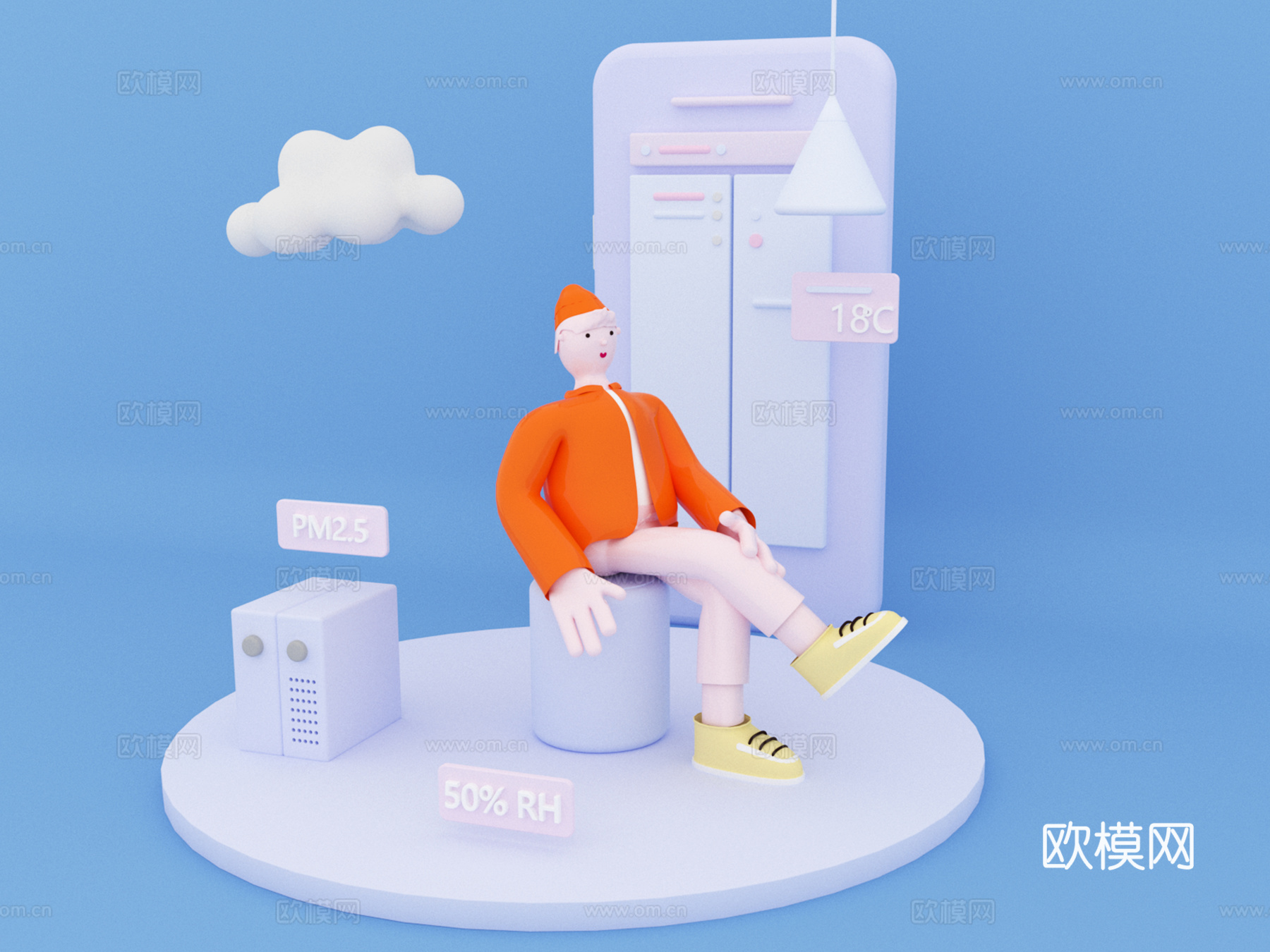 人物 卡通3d模型
