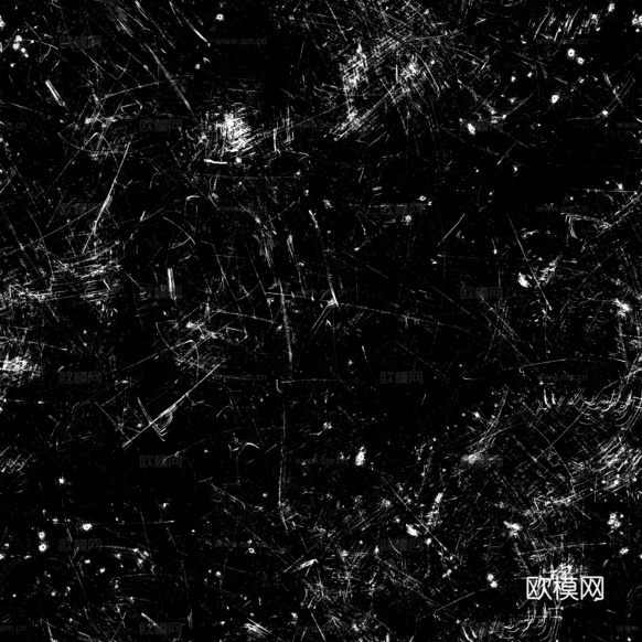 高清無縫污跡劃痕粗糙質(zhì)感黑白凹凸貼圖下載