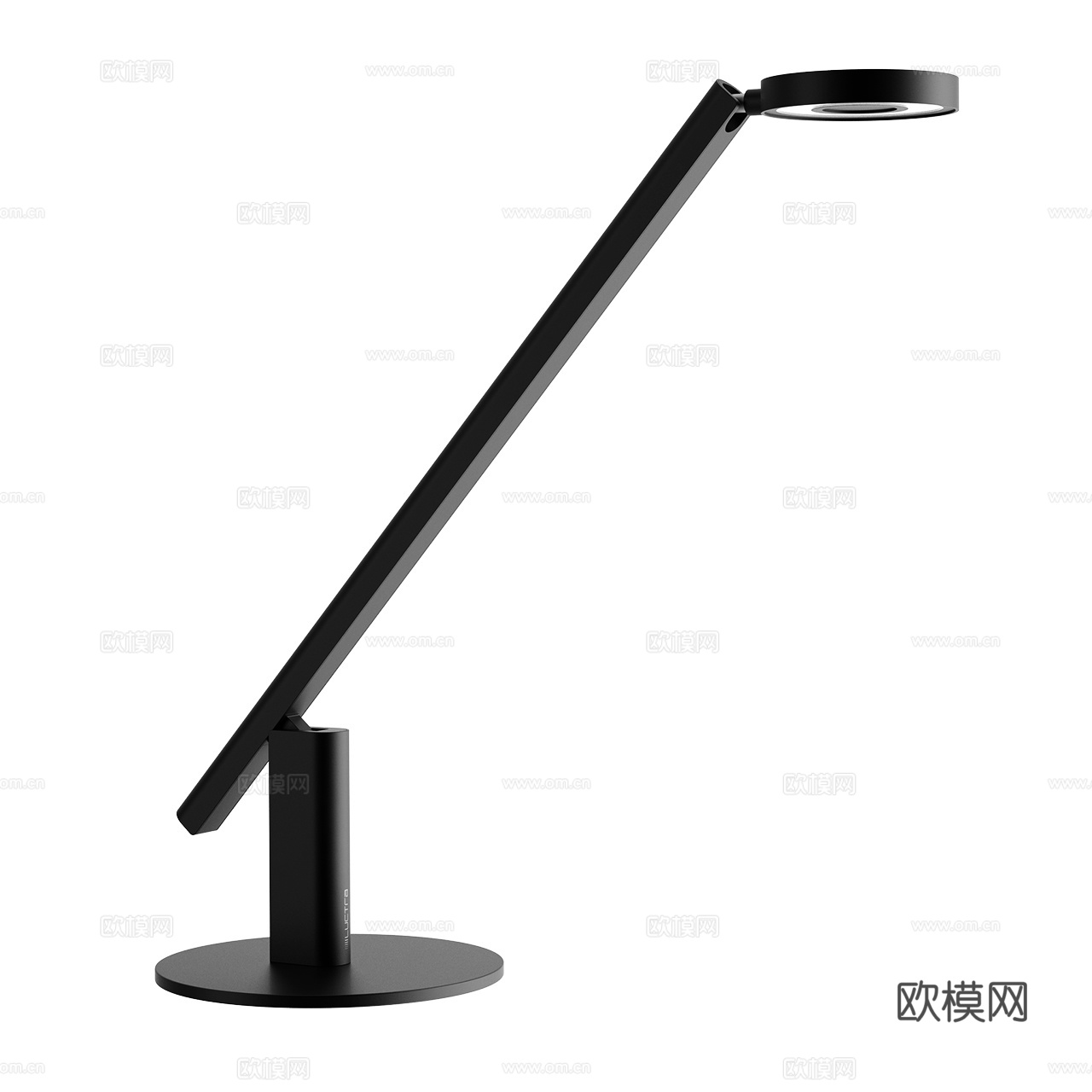 Luctra 现代台灯 极简台灯 黑色台灯 金属台灯3d模型