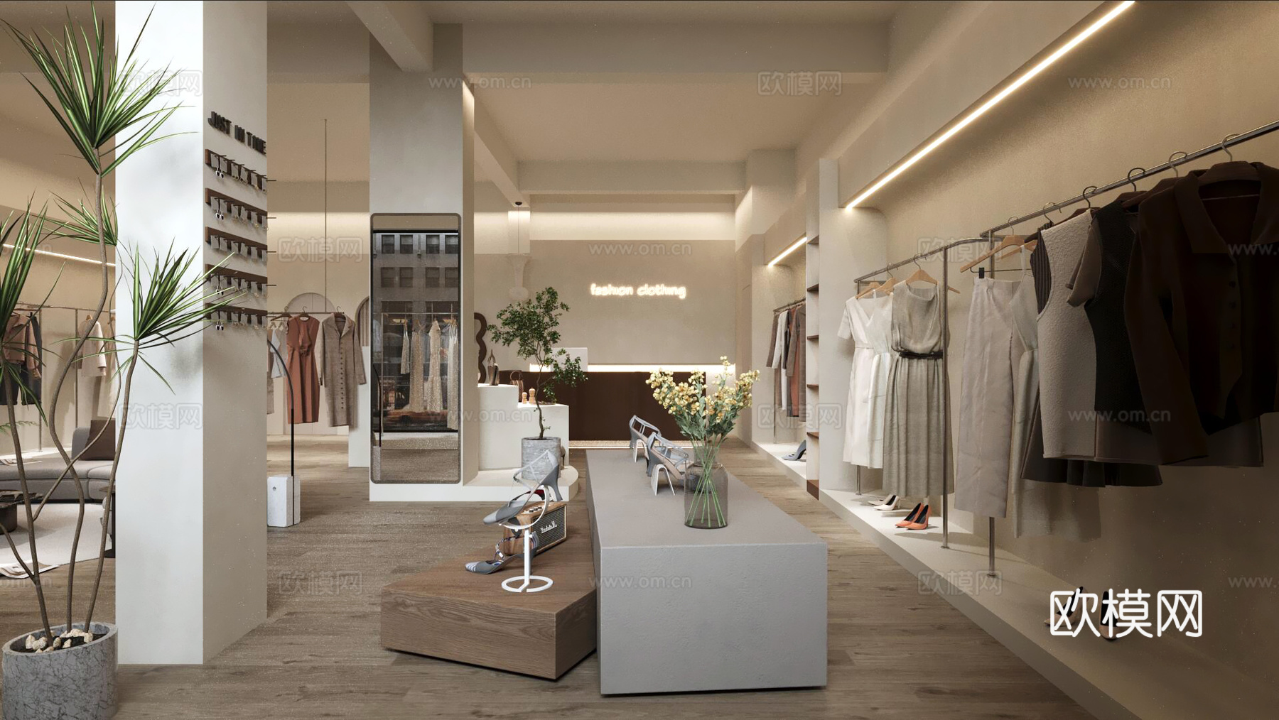 女装店3d模型