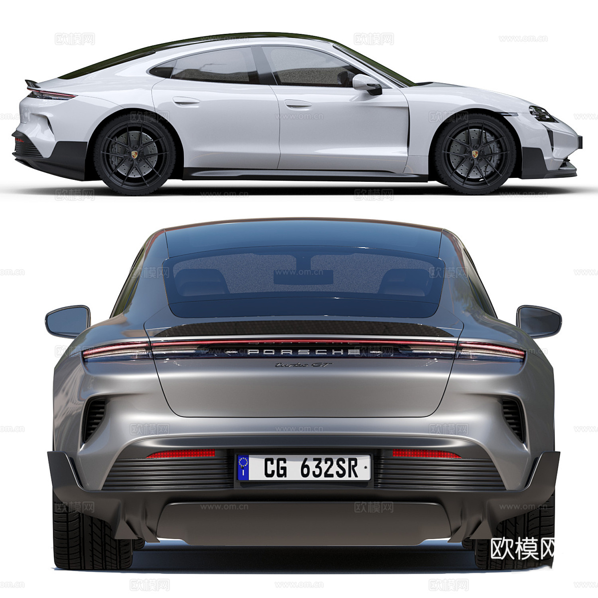 保时捷 Taycan turbo GT 20253d模型