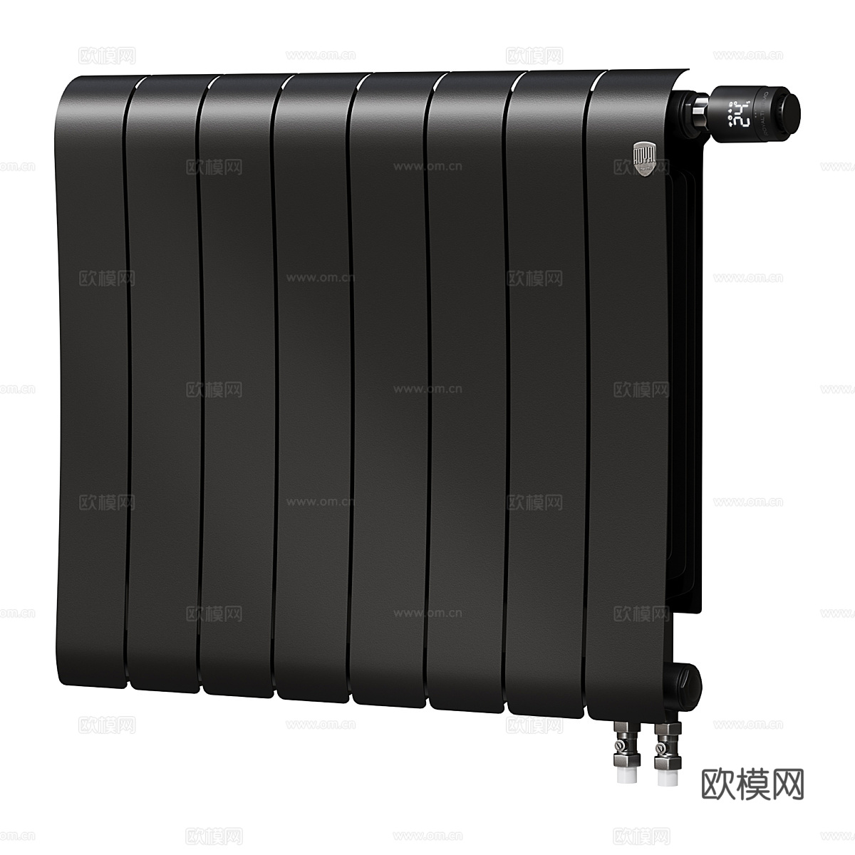 现代散热器 暖气片3d模型