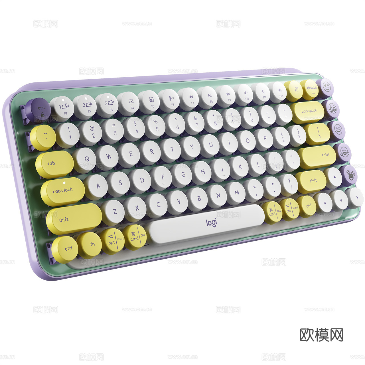 Logitech 罗技 键盘 无线键盘 电竞键盘3d模型