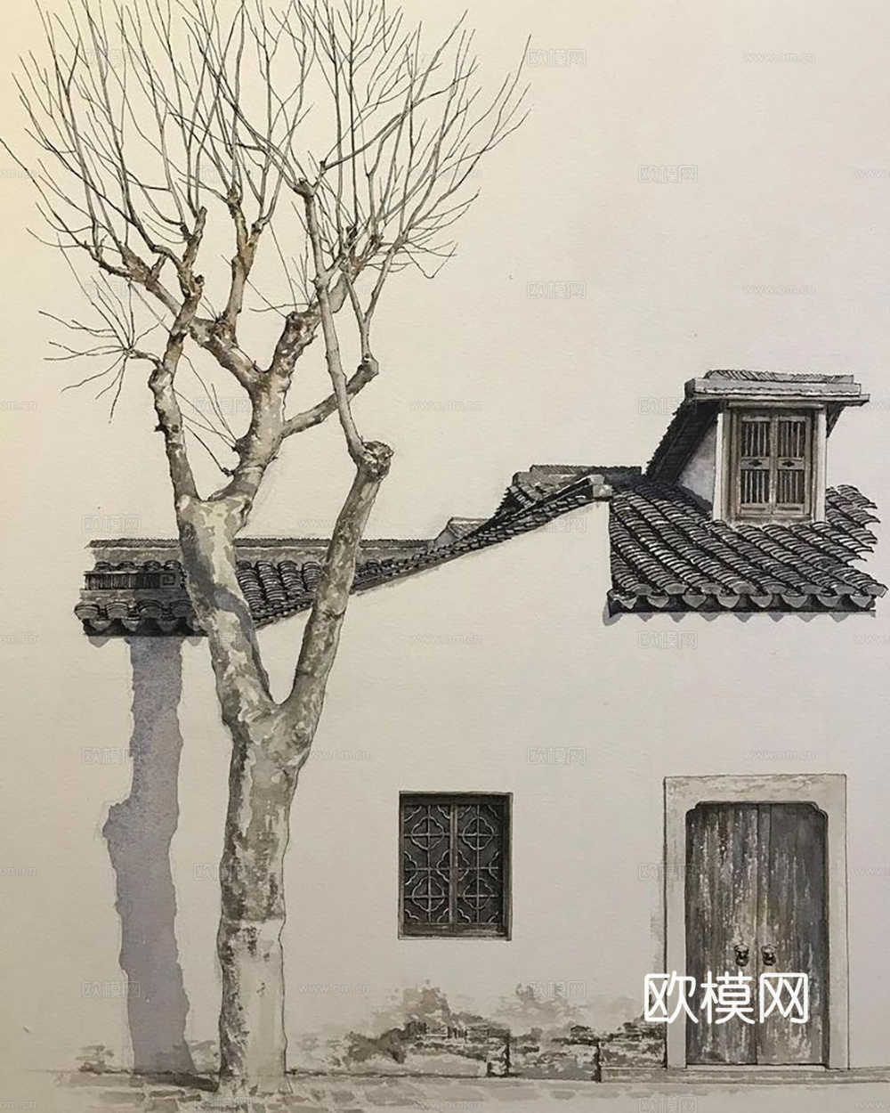 中古复古抽象画 艺术挂画 诧寂装饰画