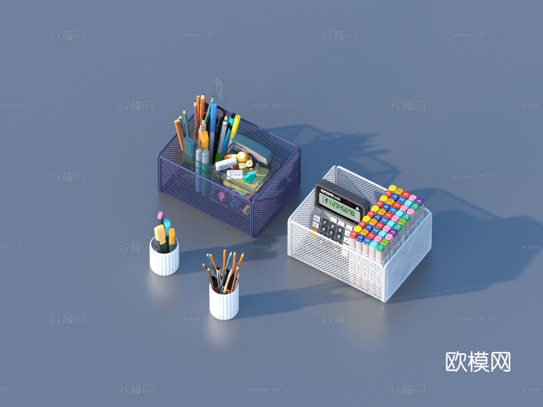 文具 学习用品su模型