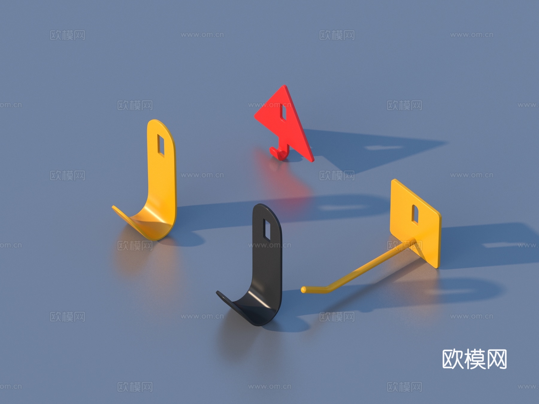 挂勾 五金件3d模型