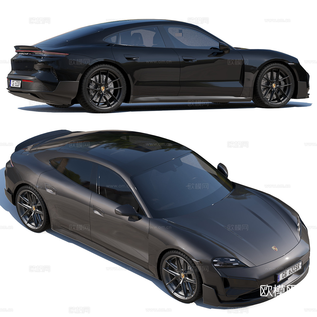 保时捷 Taycan turbo GT 20253d模型