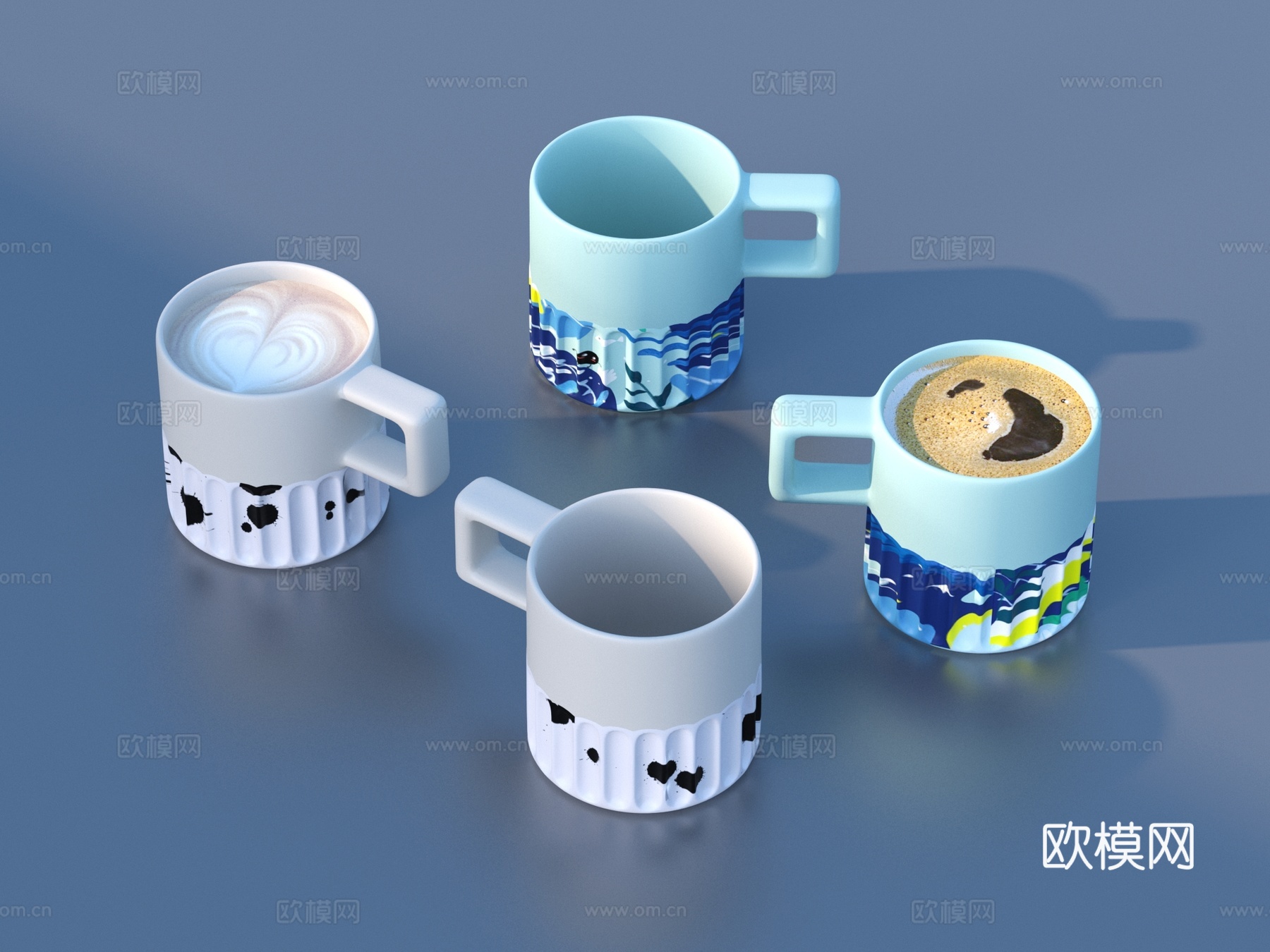 杯子 咖啡 咖啡杯3d模型