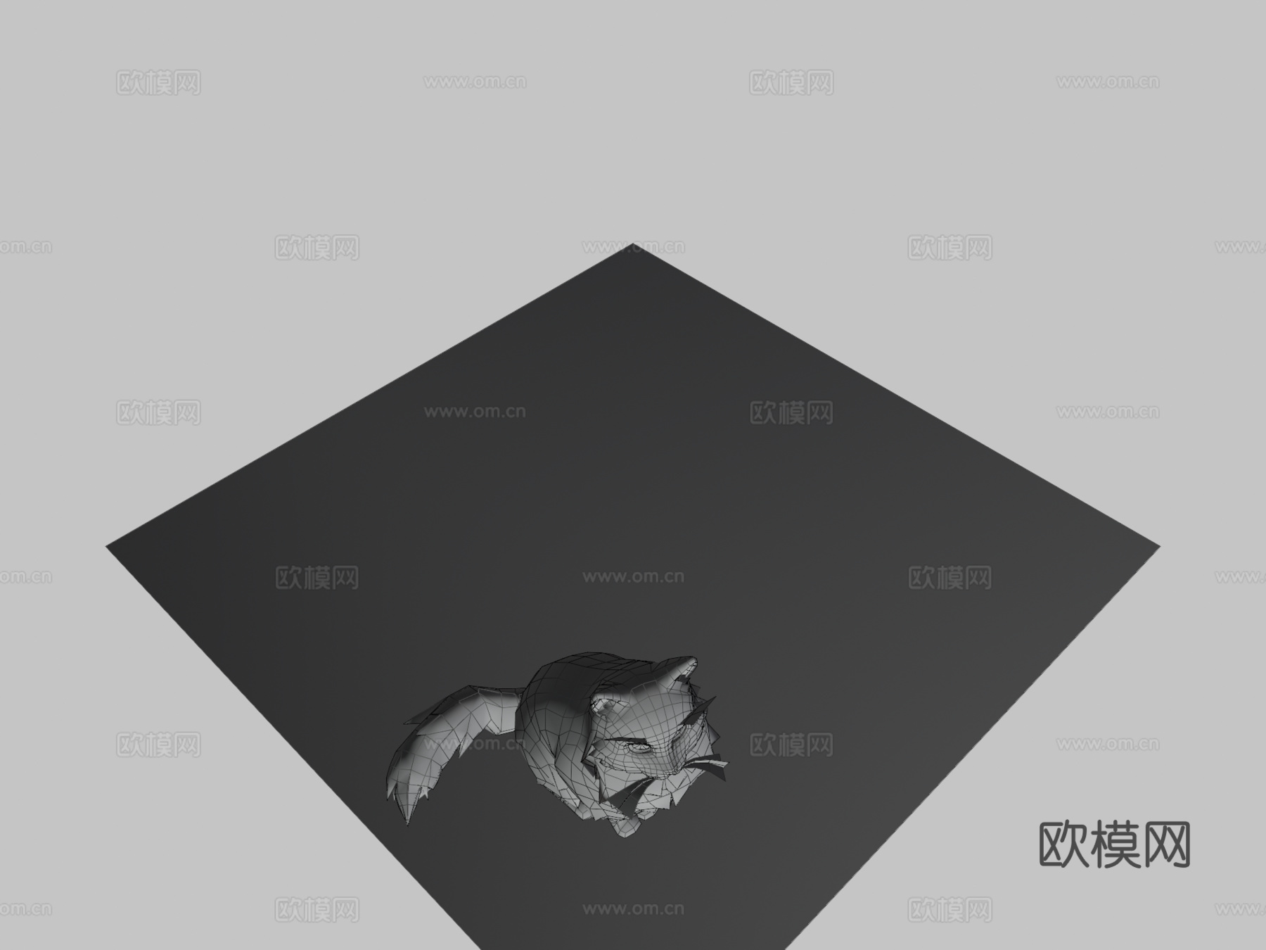 玛雅-伯曼猫3d模型