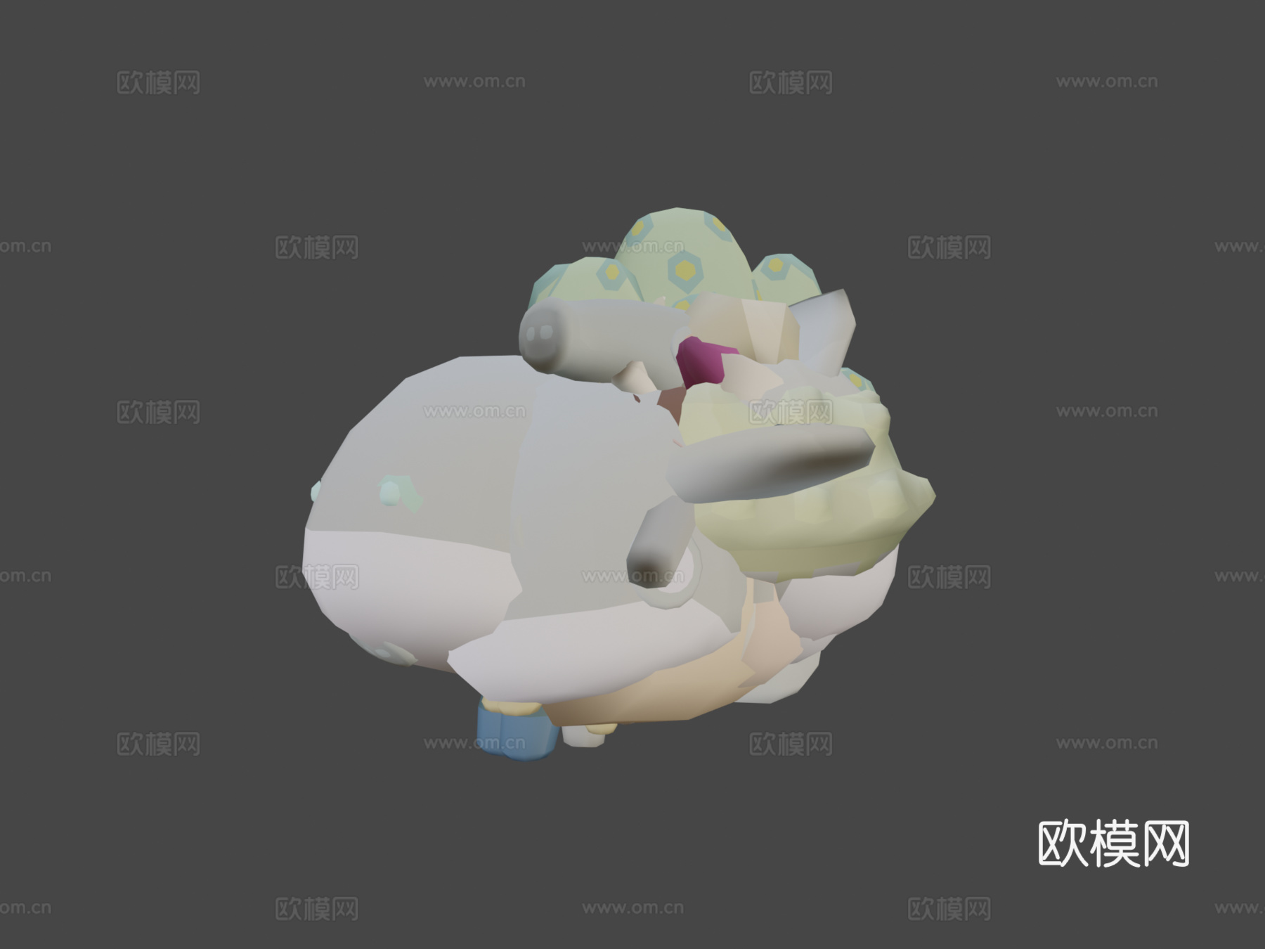 古怪系列-动物大包第二卷3d模型
