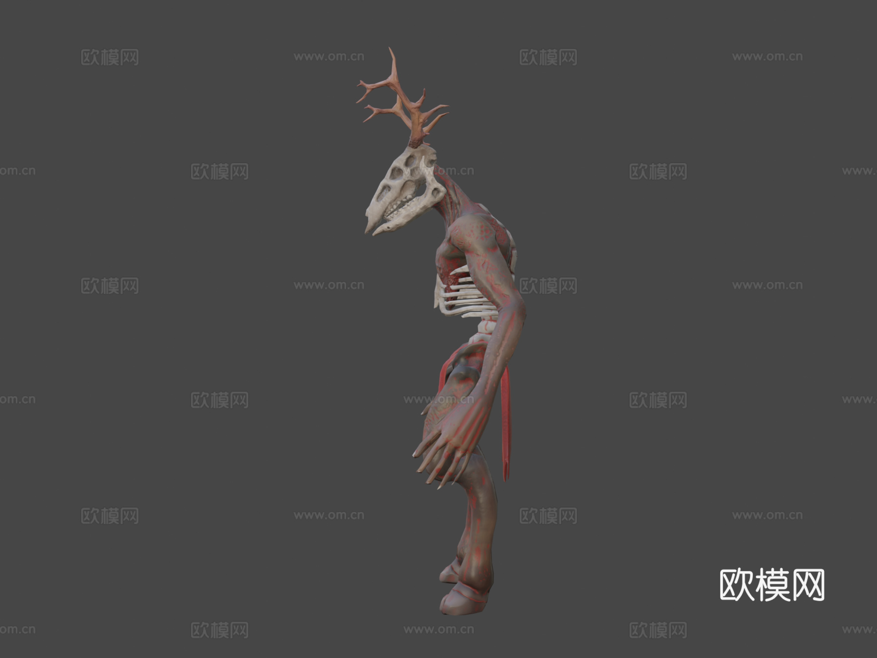 温迪戈3d模型