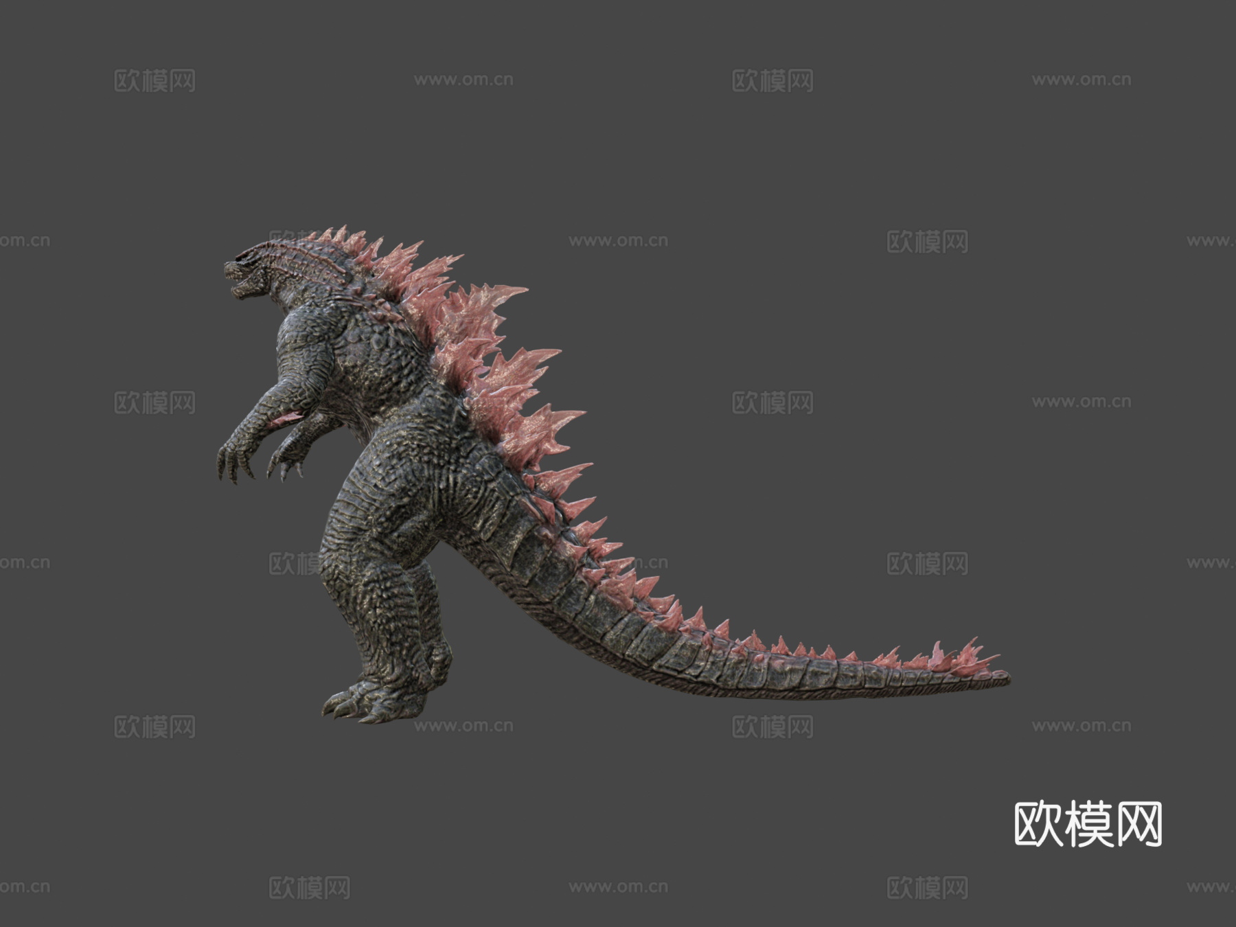 进化版哥斯拉3d模型