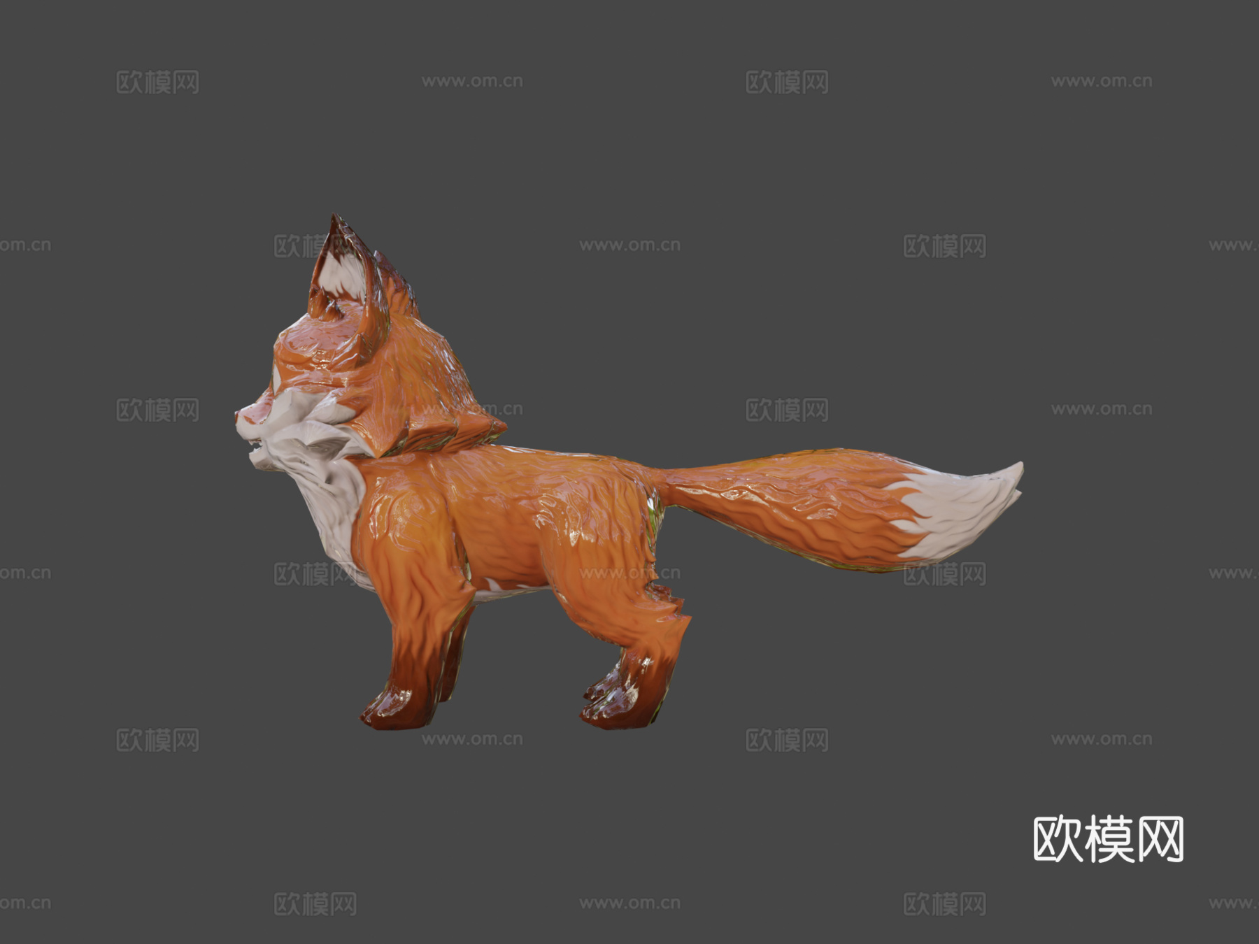 狐狸3d模型