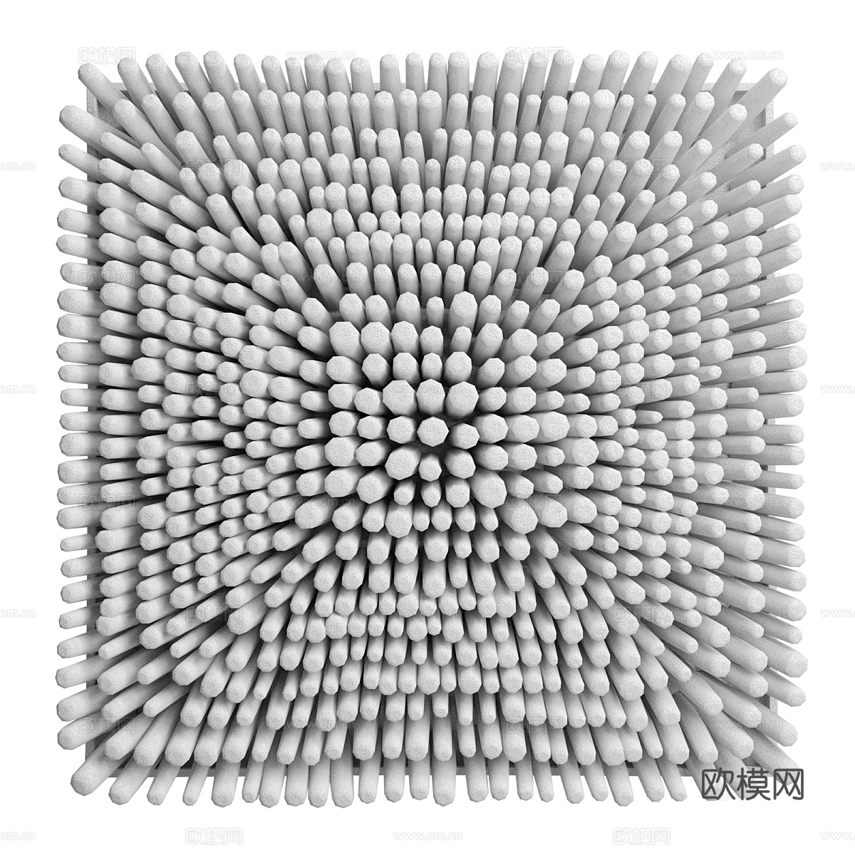 现代意式极简艺术挂件3d模型