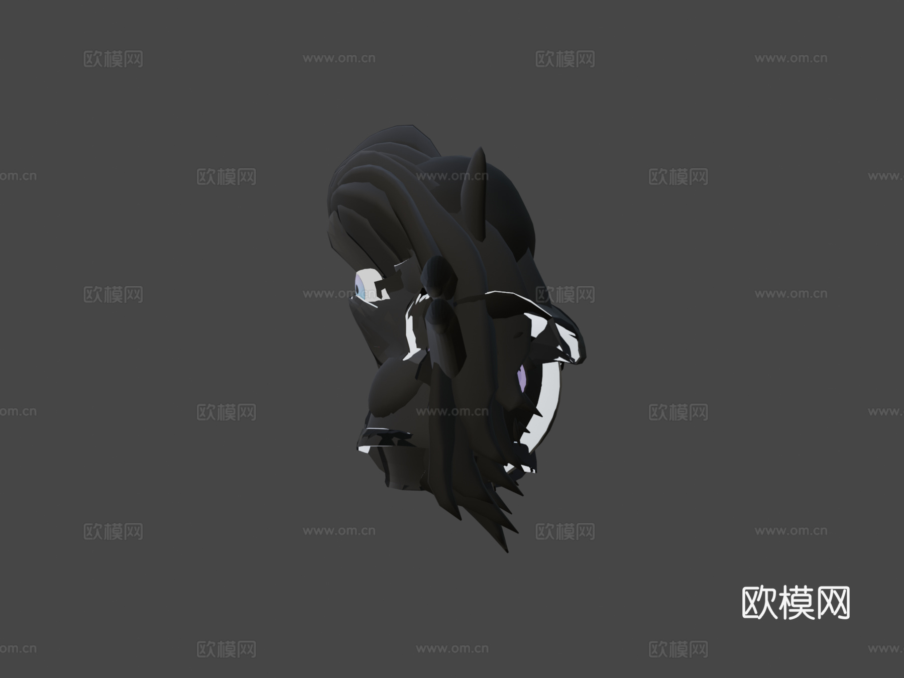 千珏（英雄联盟）-绑定模型3d模型