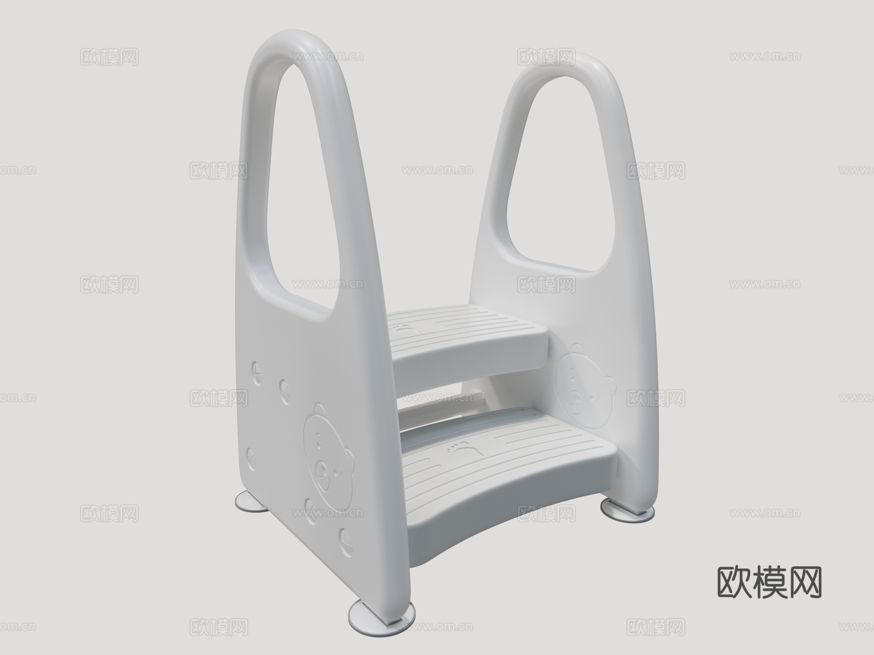 儿童登高扶凳3d模型