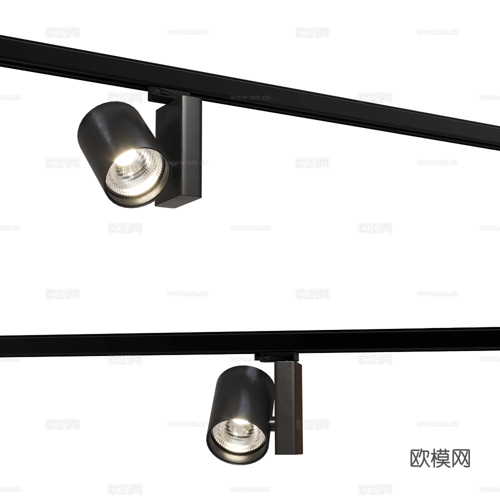 Artlight 筒灯射灯3d模型下载（渲染图1）