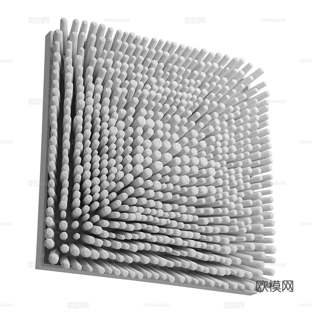 现代意式极简艺术挂件3d模型
