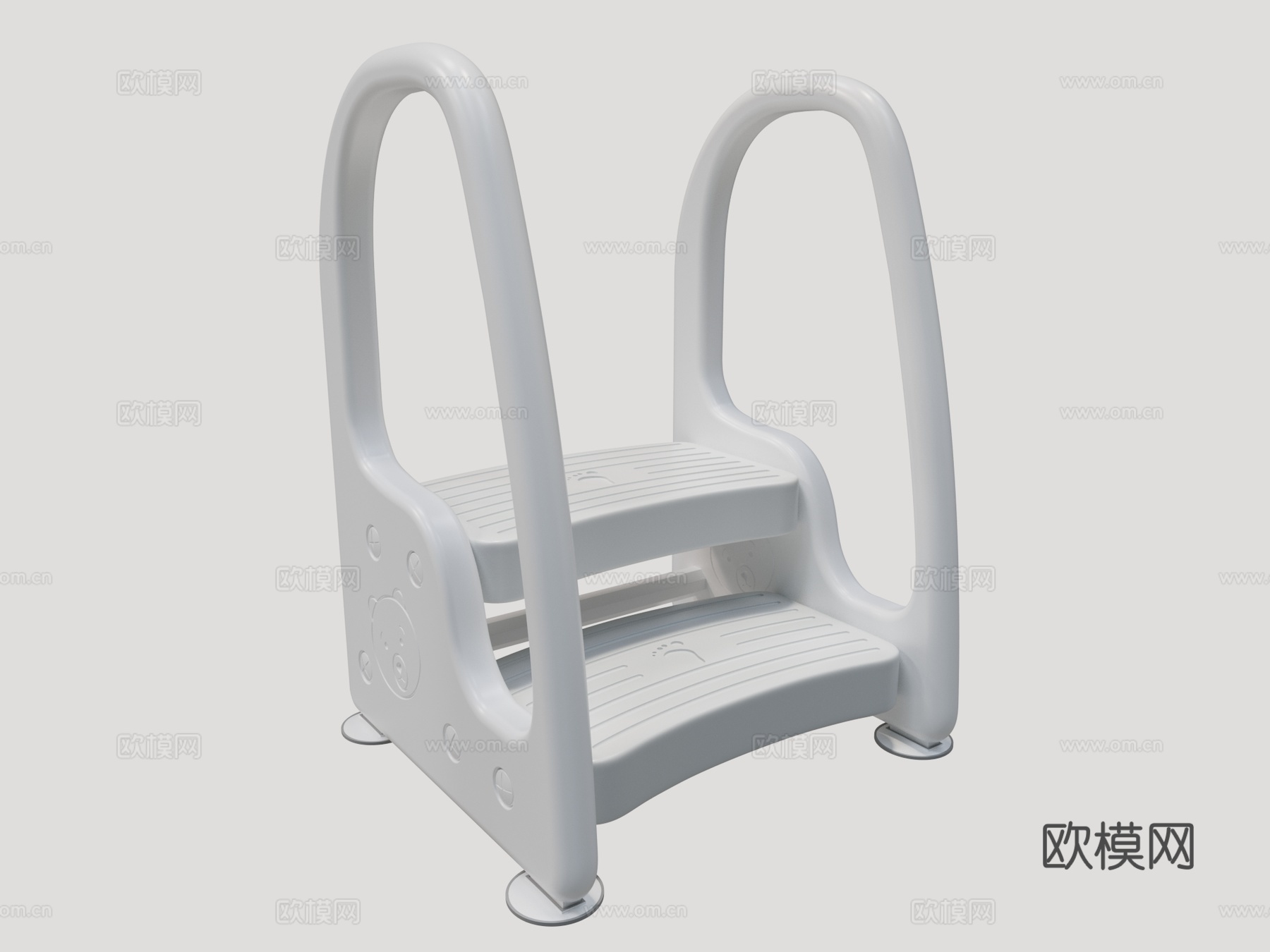 儿童登高扶凳3d模型