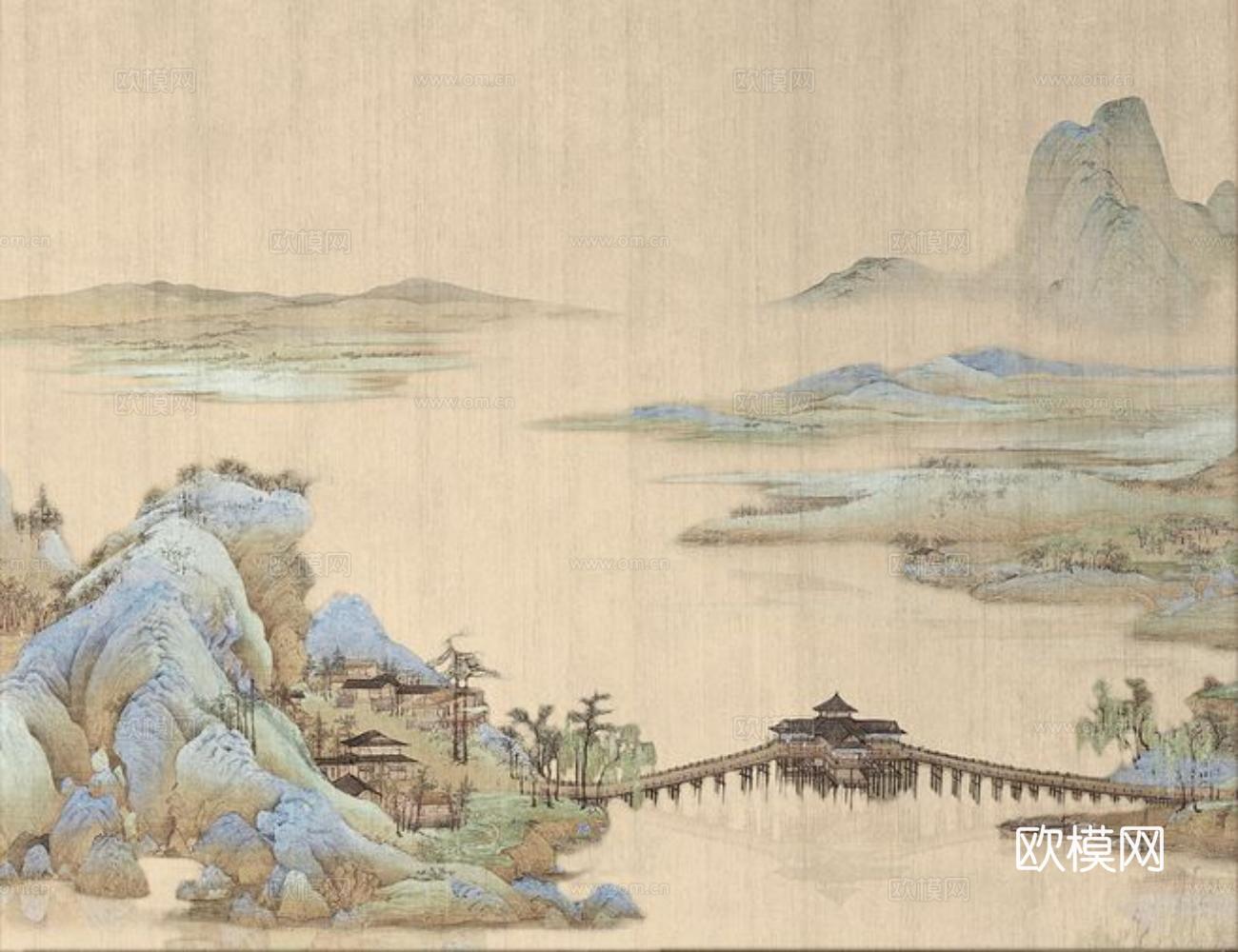 新中式壁纸  禅意壁纸
