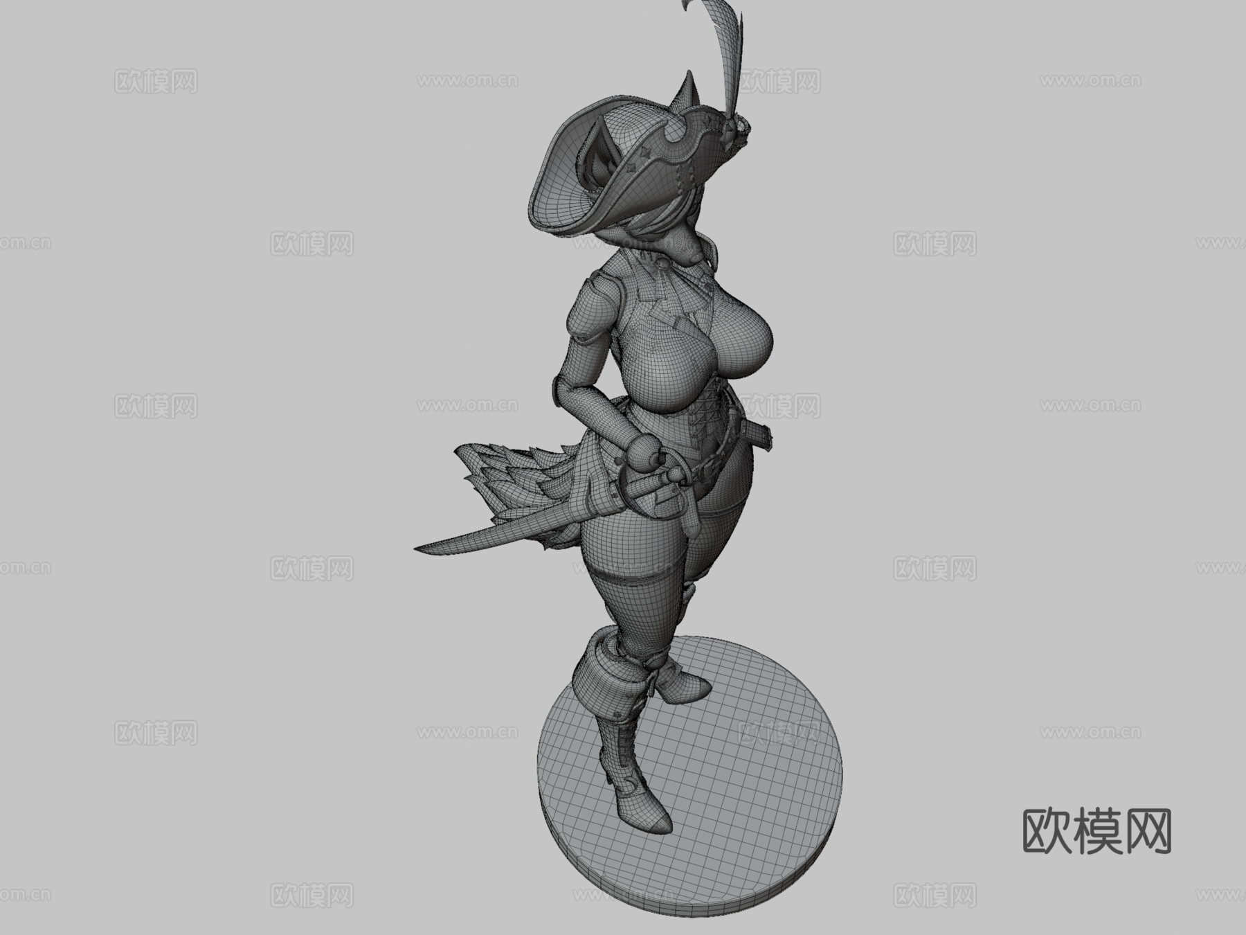 海盗狐狸福克西FNAF免费样品3d模型