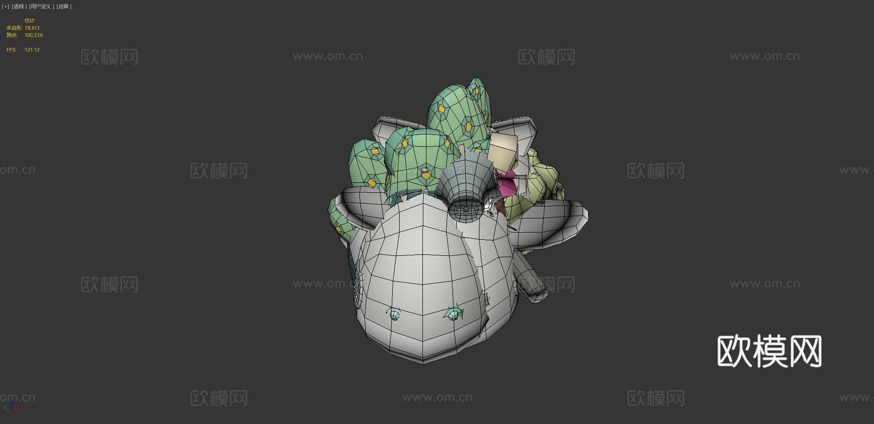古怪系列-动物大包第二卷3d模型