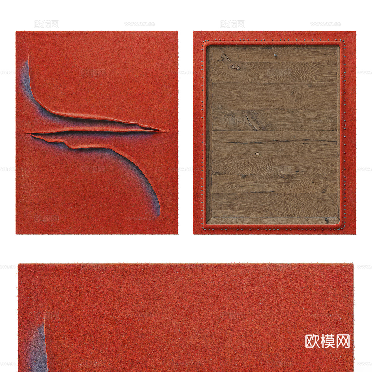 新中式装饰画框3d模型