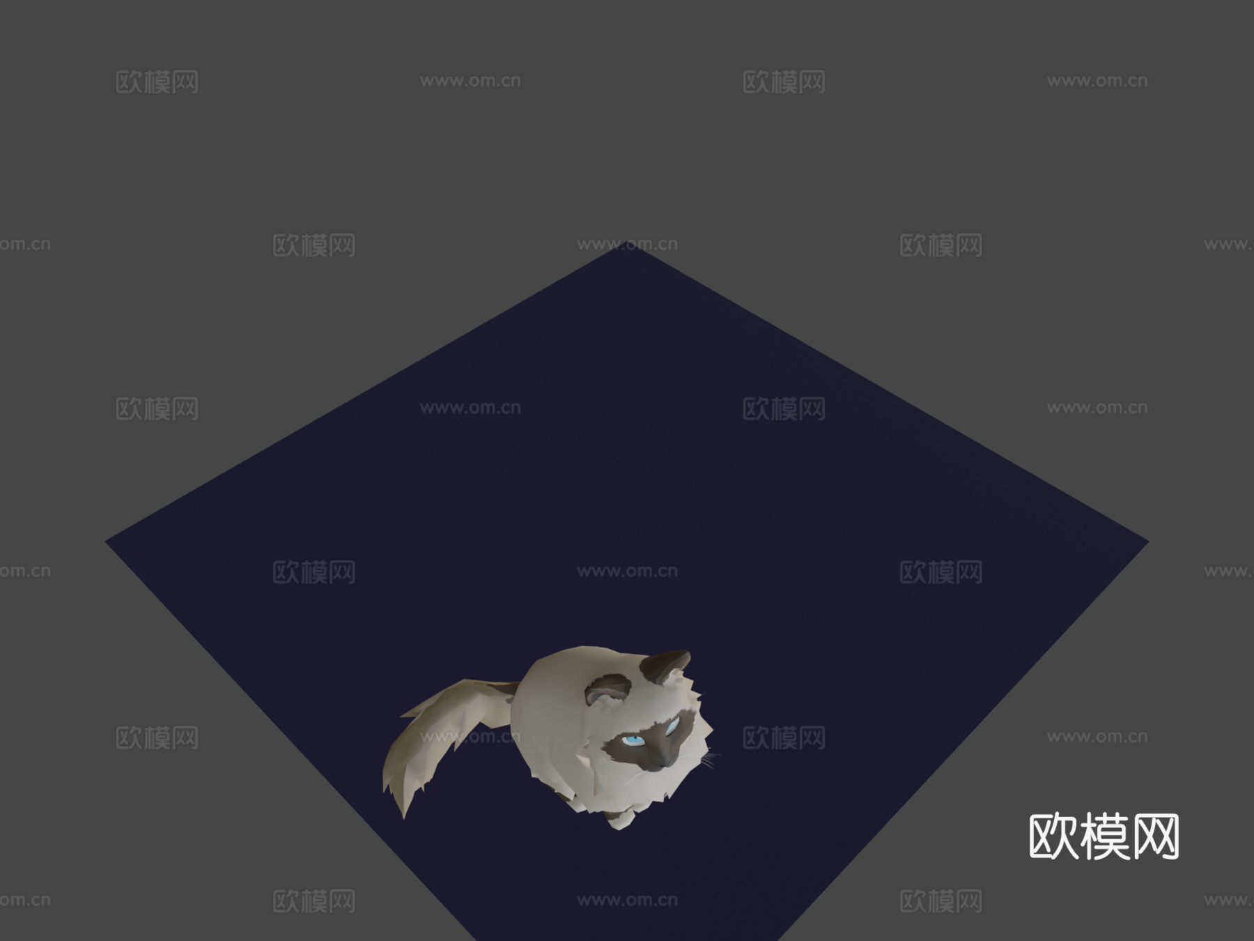 玛雅-伯曼猫3d模型