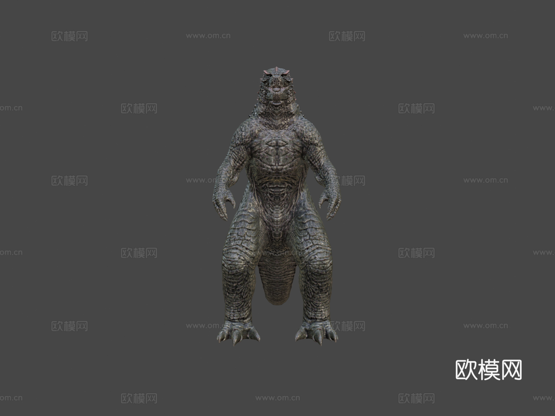 进化版哥斯拉3d模型