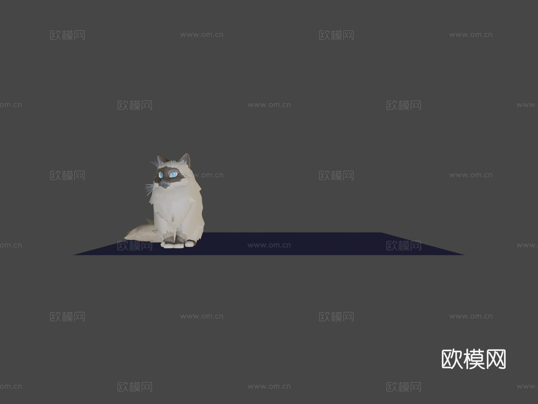 玛雅-伯曼猫3d模型