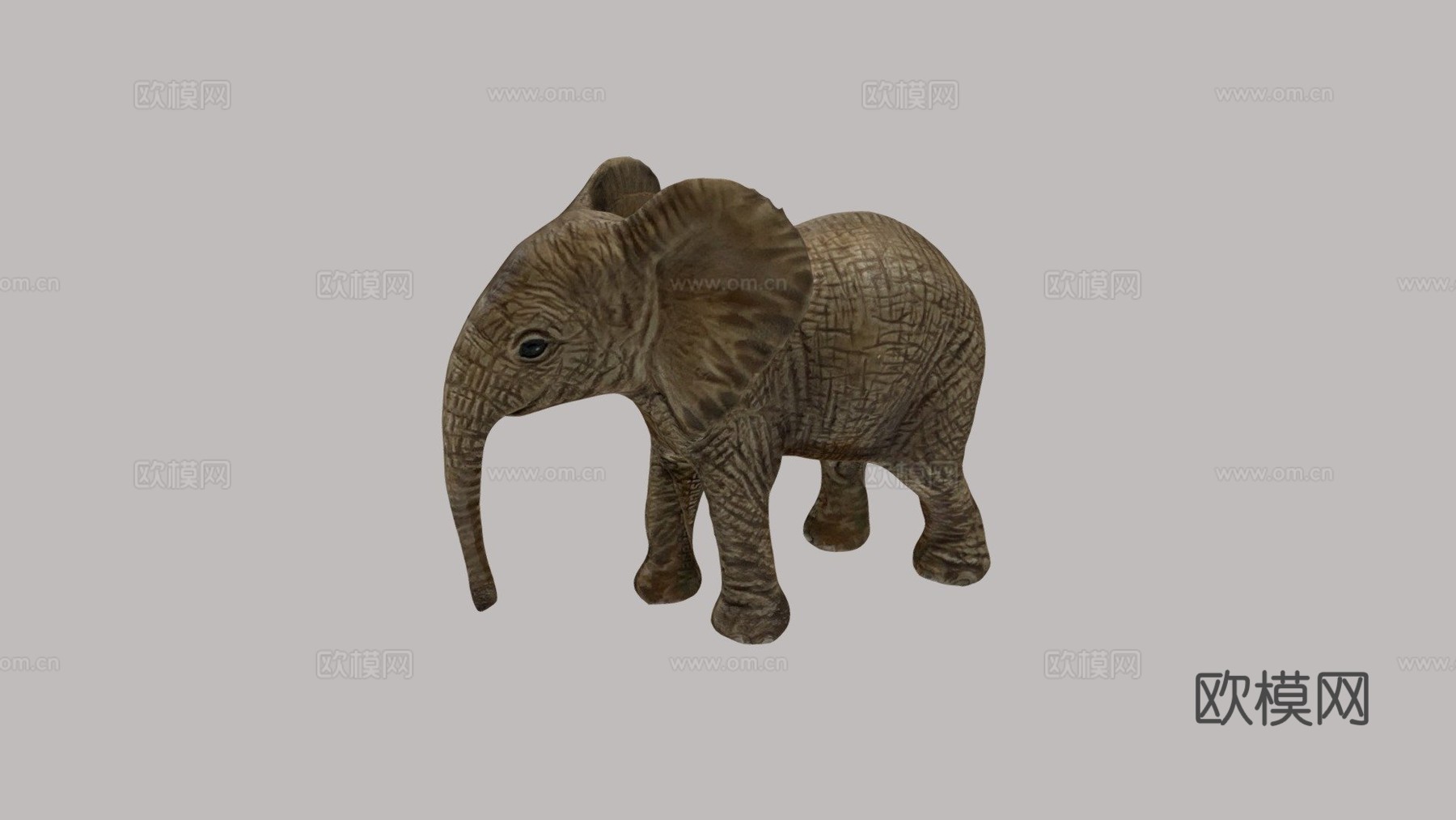 我们的大象吉祥物3d模型