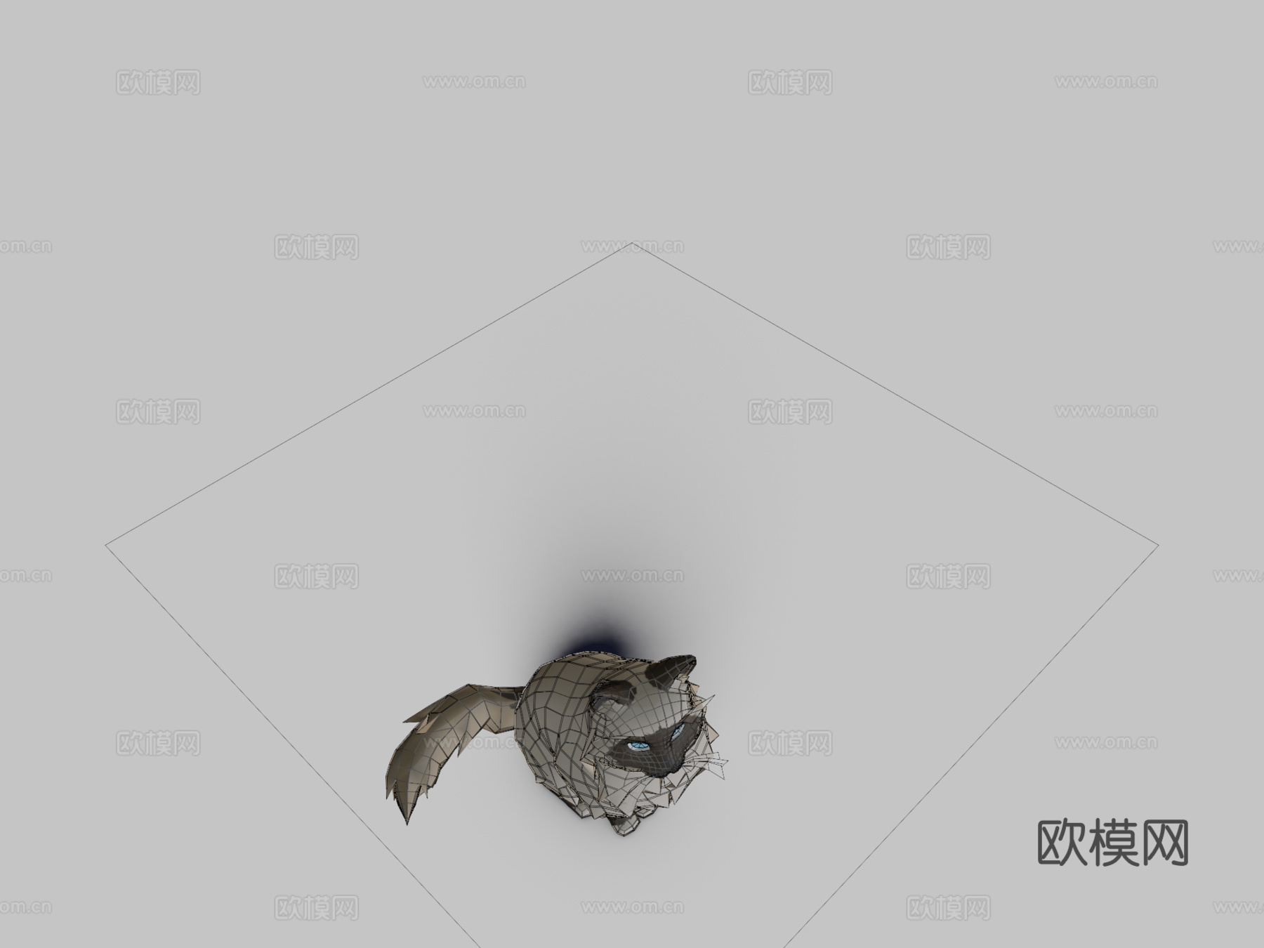 玛雅-伯曼猫3d模型