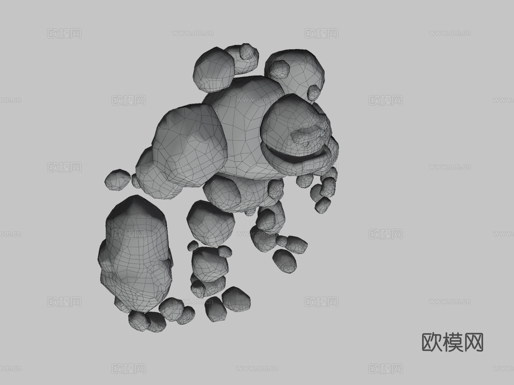 傀儡包3d模型