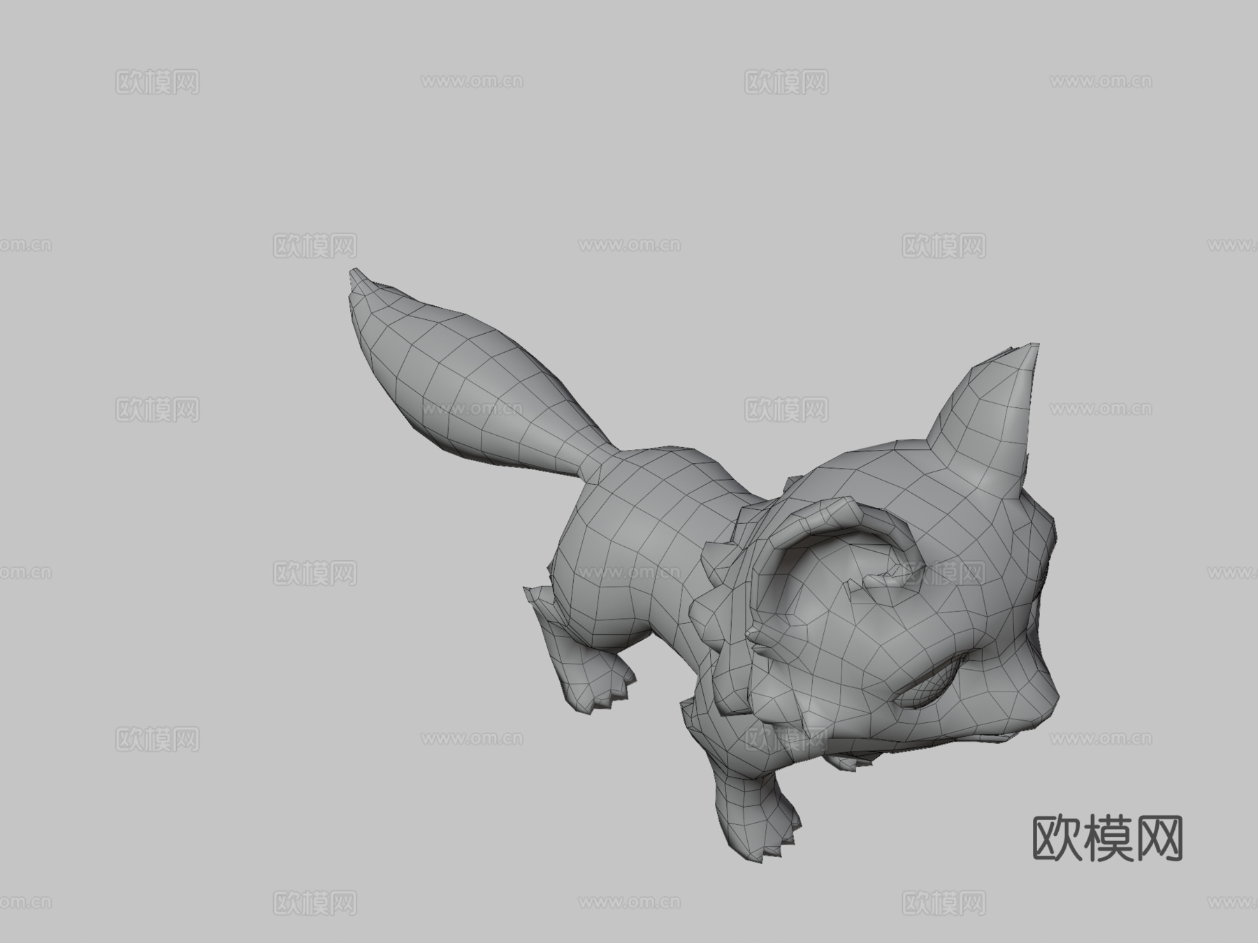 狐狸3d模型