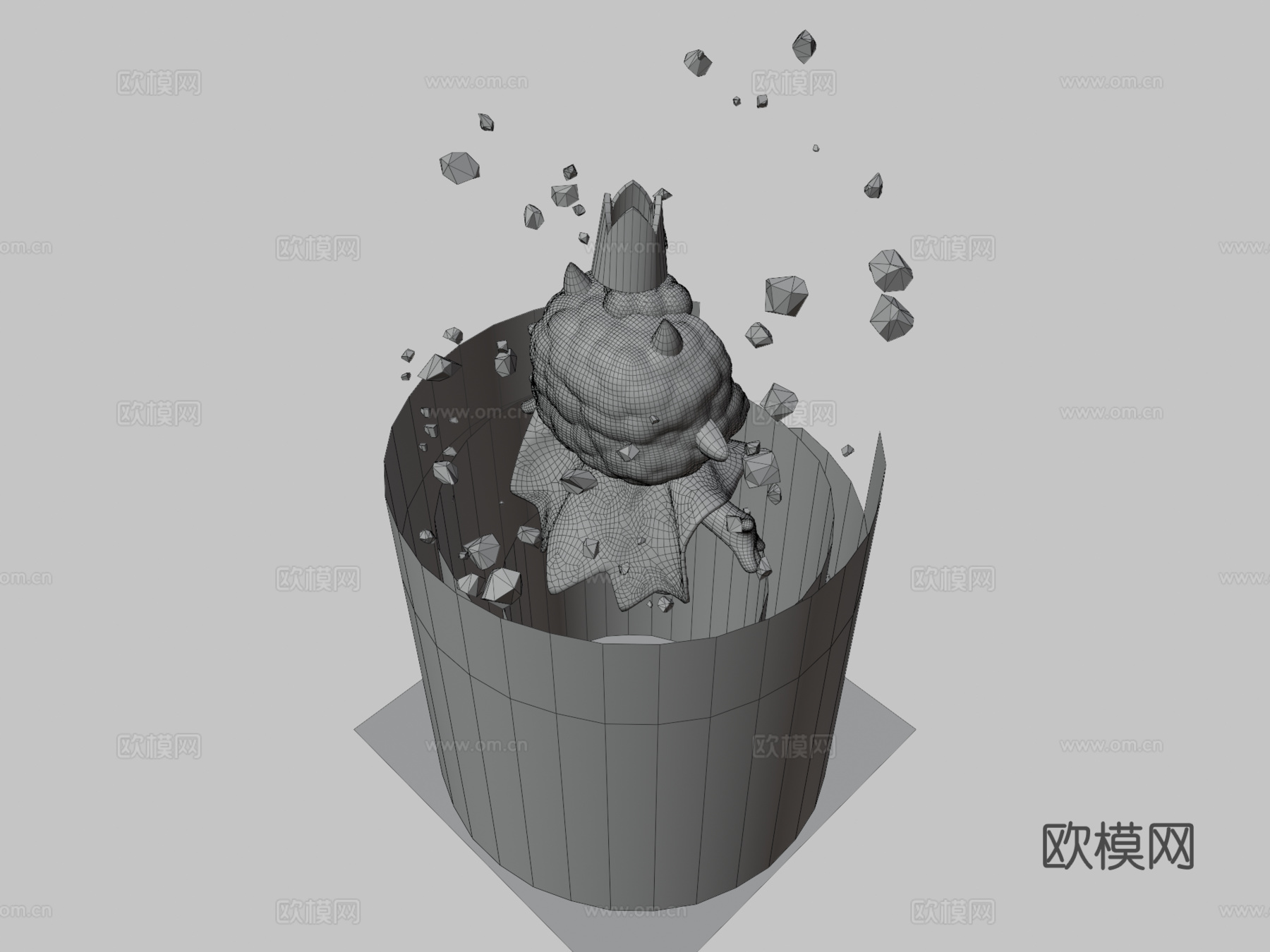 邪教领袖3d模型
