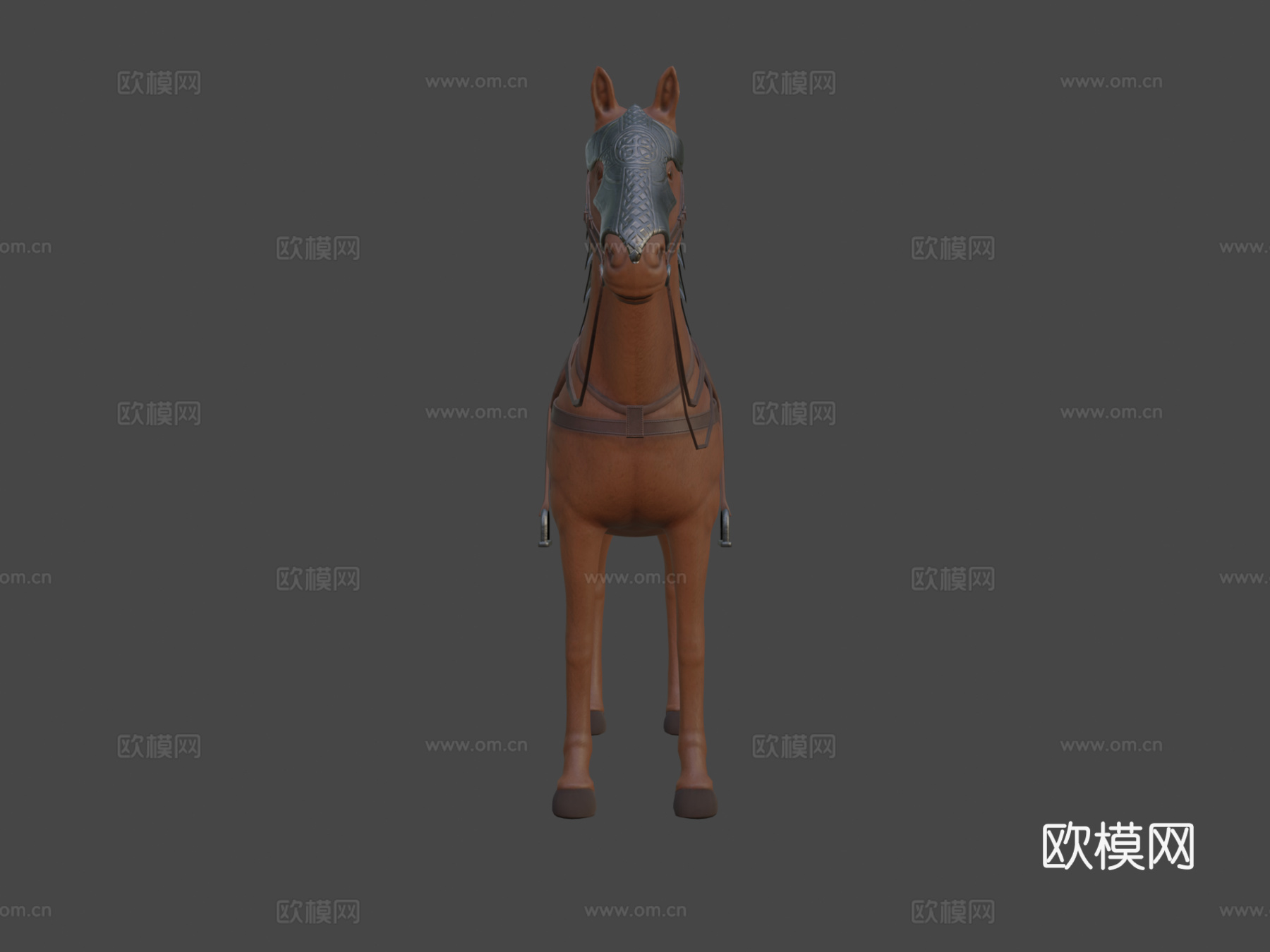 装甲马3d模型