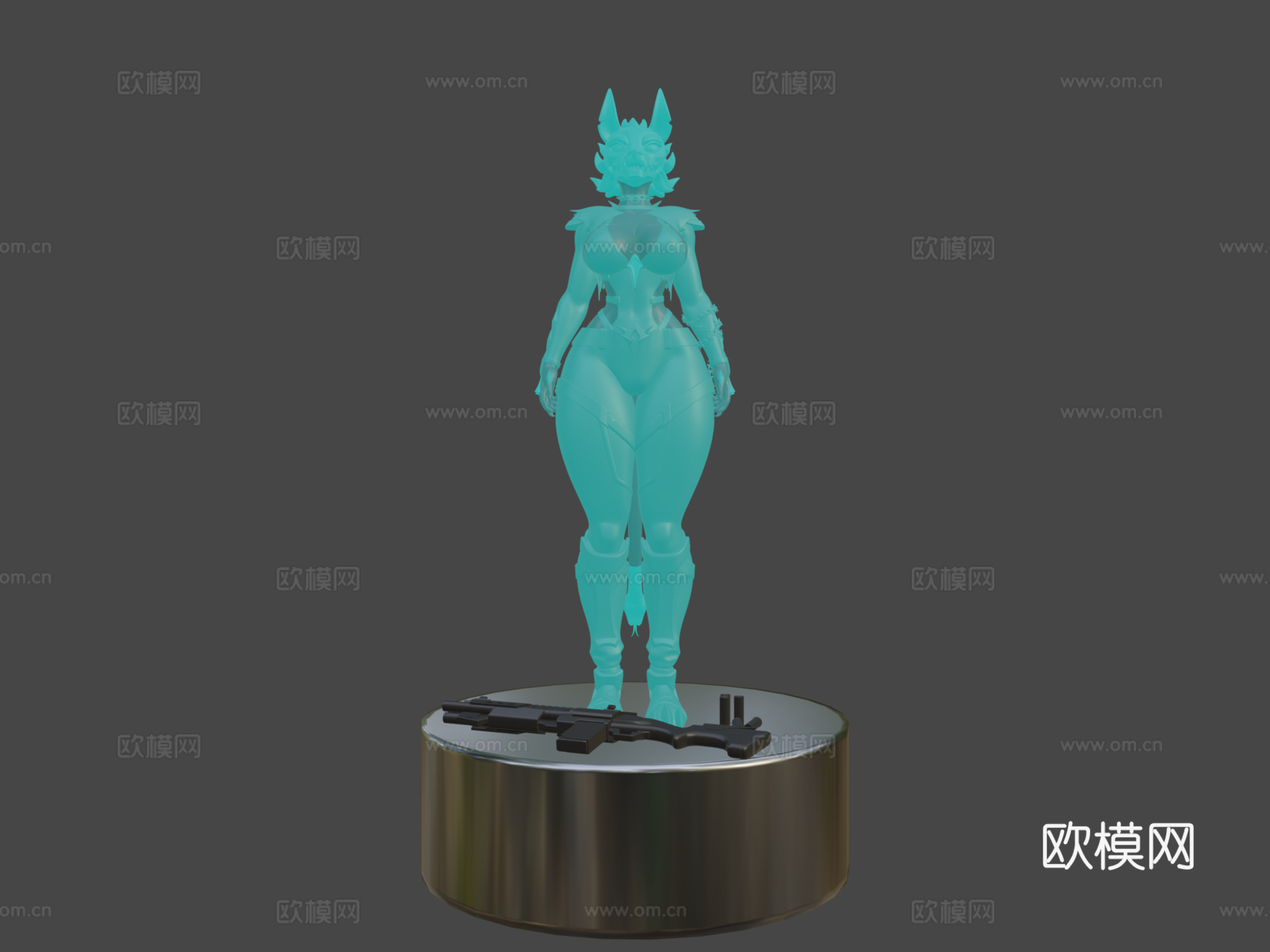 堡垒之夜地狱犬女孩3d模型