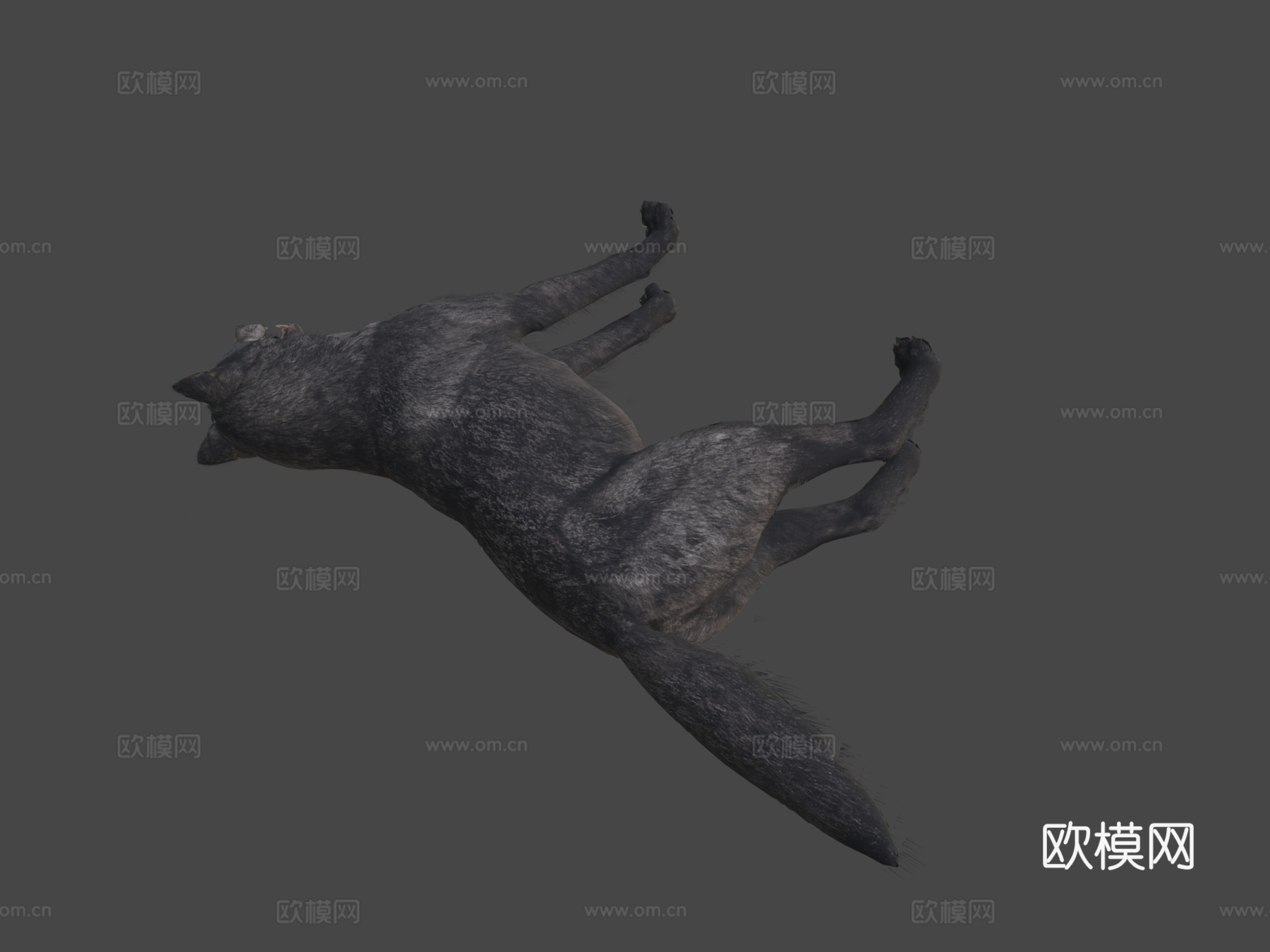 使命召唤-幽灵之狼[+幼崽]3d模型