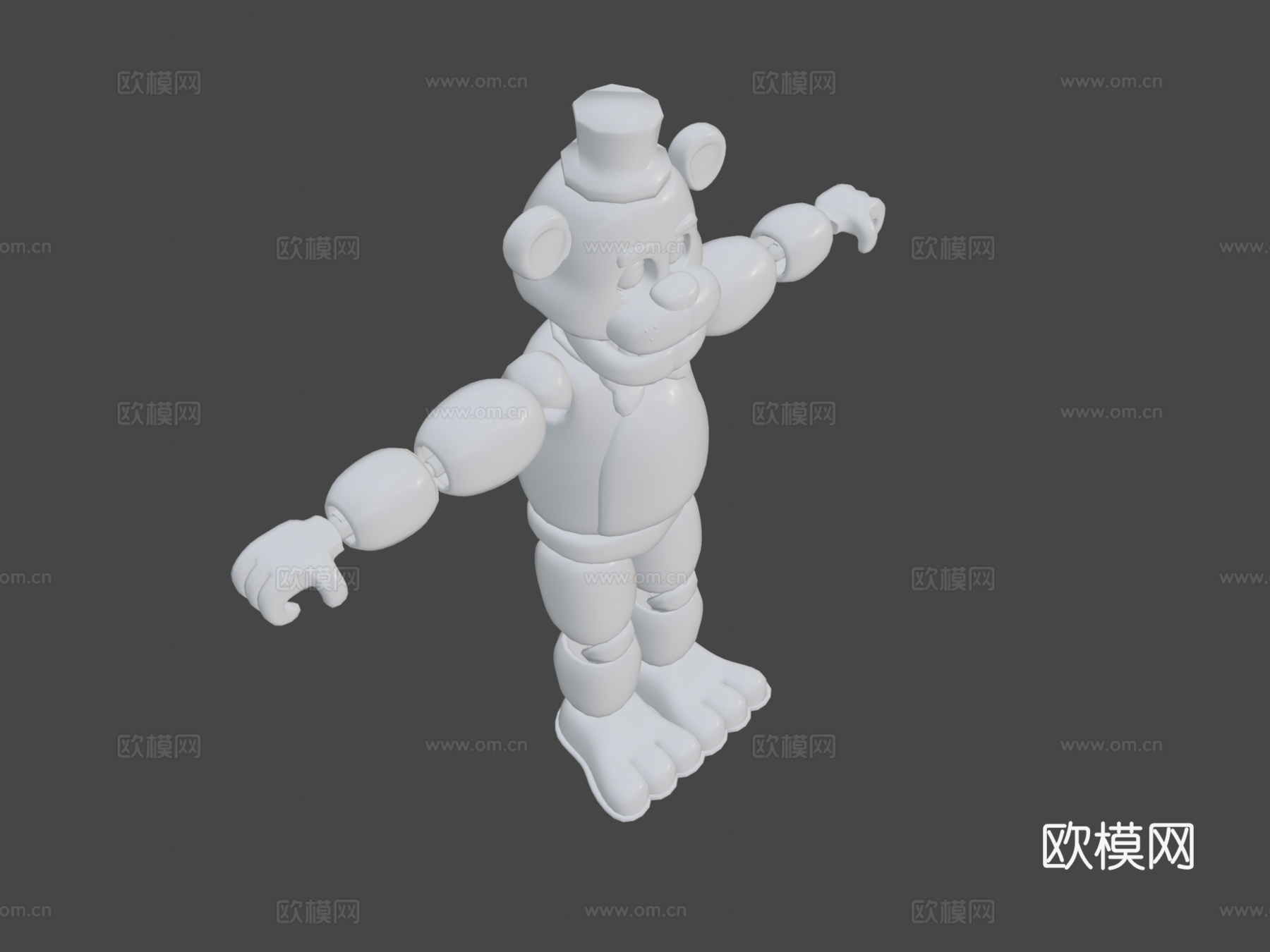 黄金弗莱迪3d模型