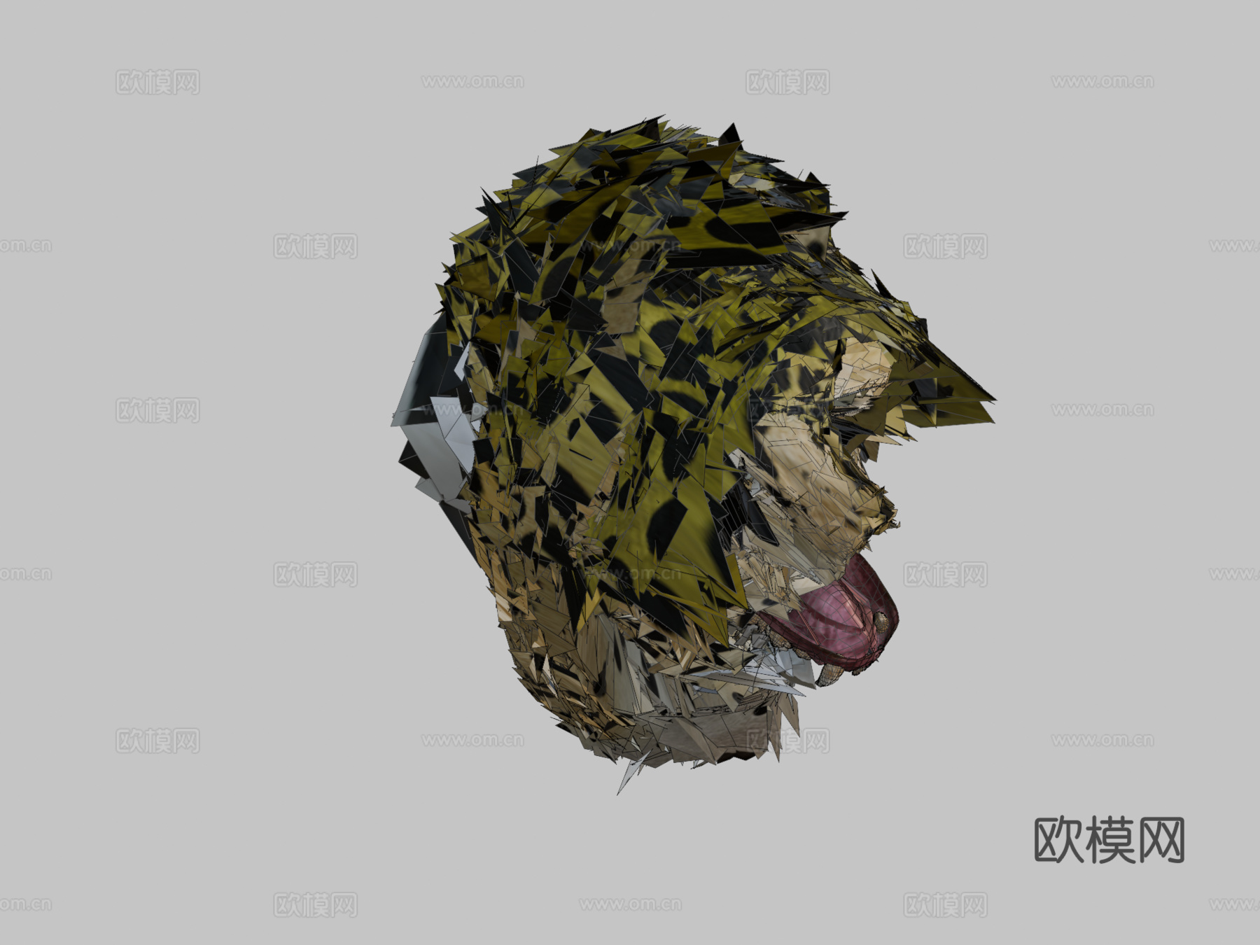 猎豹3d模型