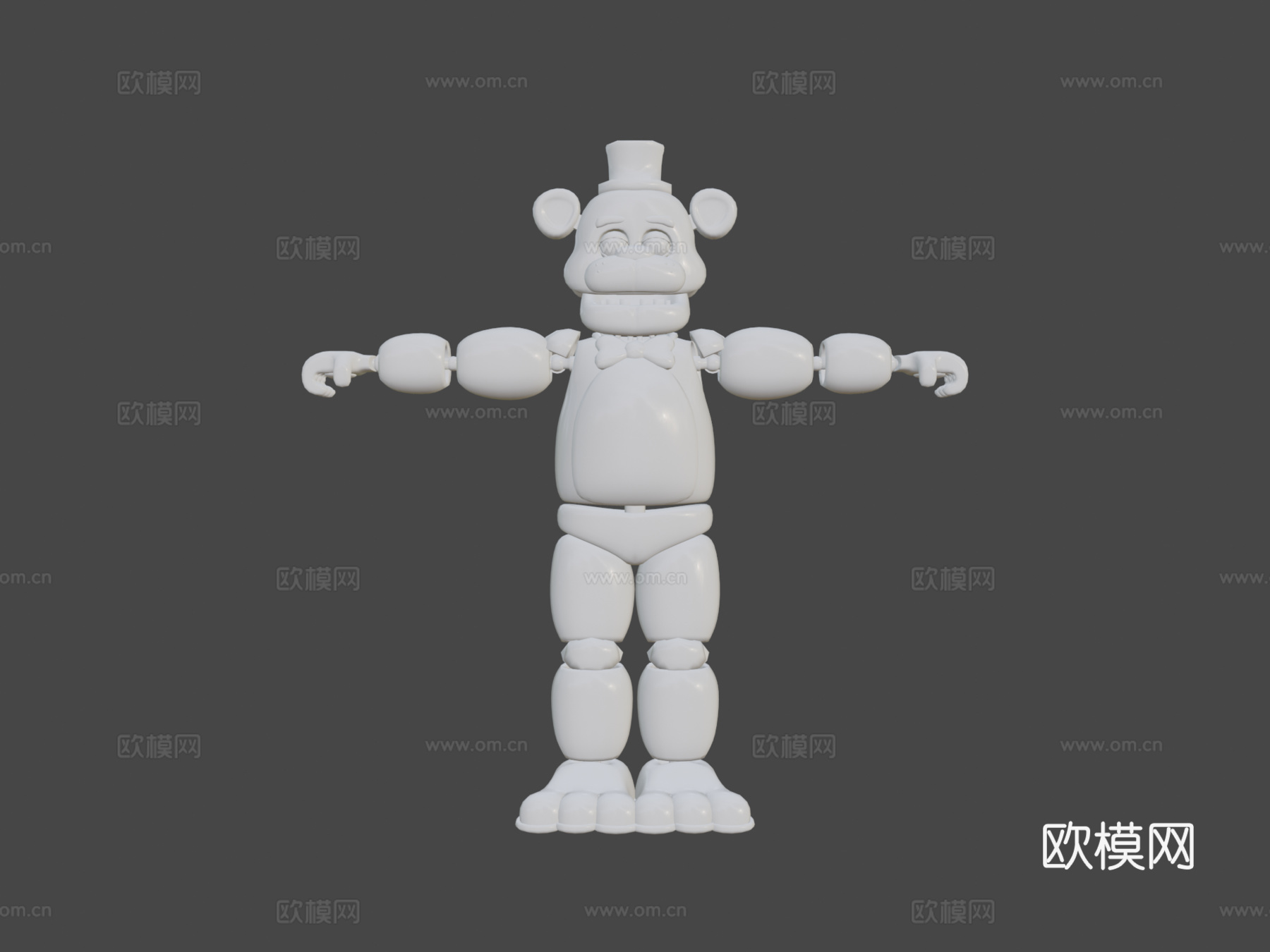黄金弗莱迪3d模型