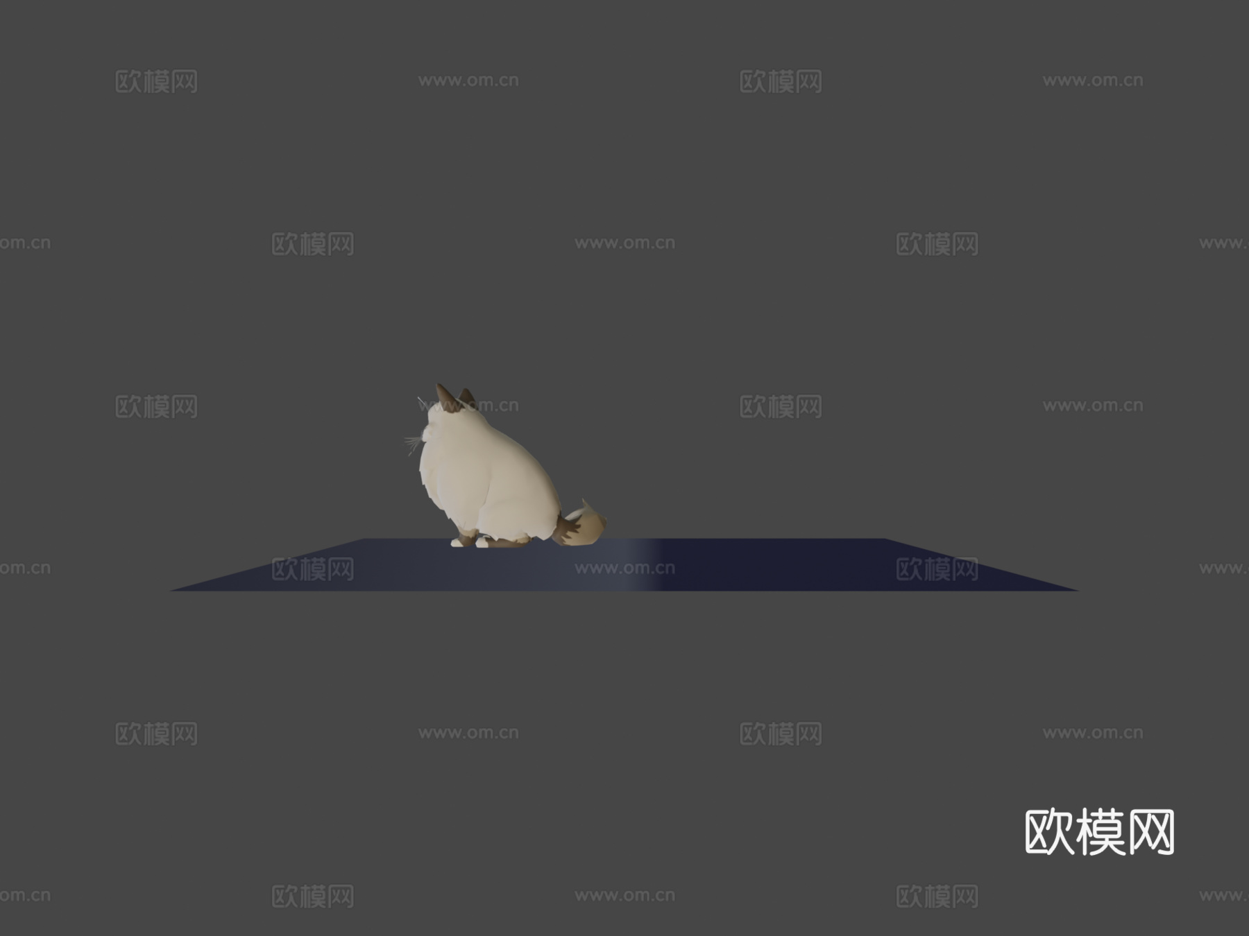 玛雅-伯曼猫3d模型