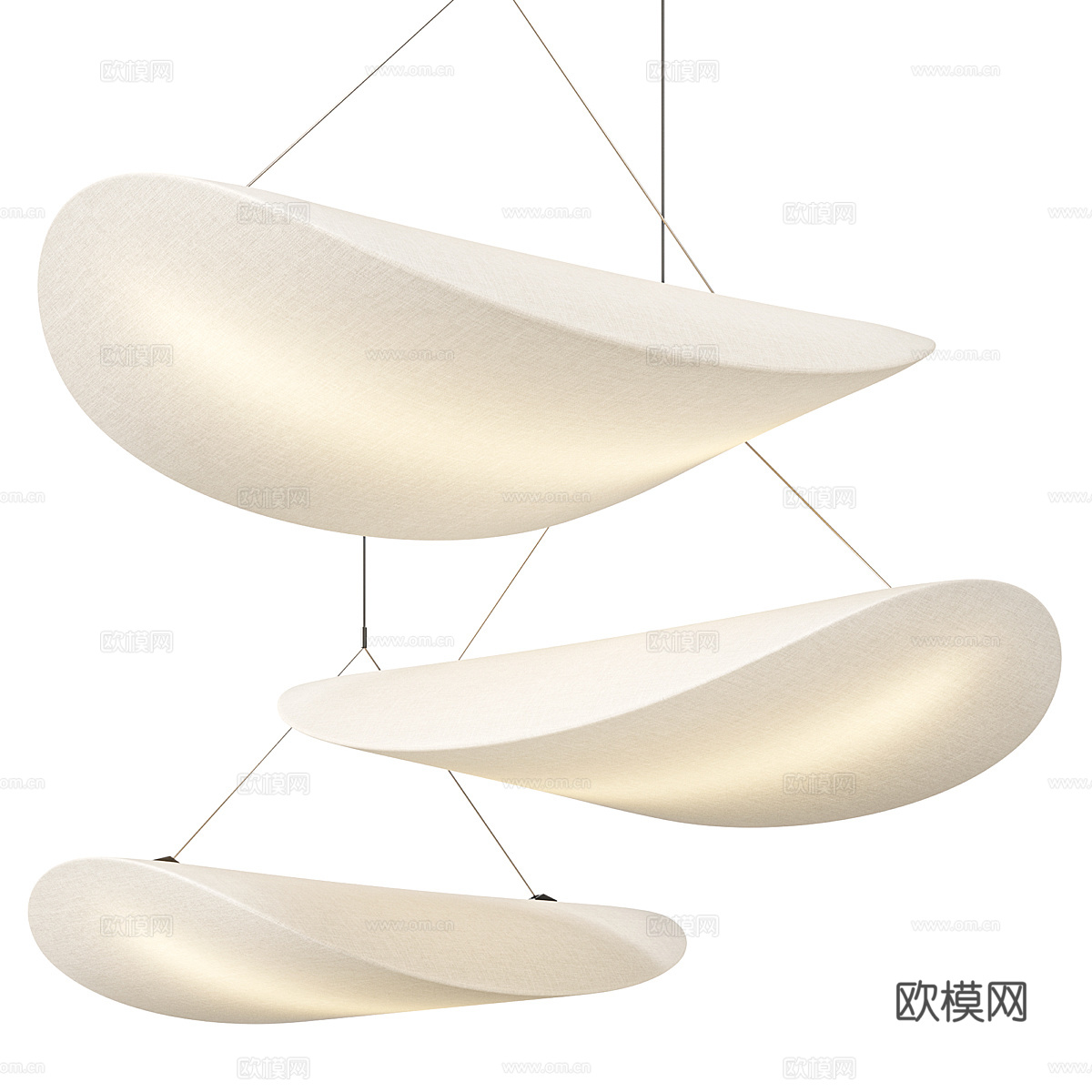 侘寂风吊灯su模型
